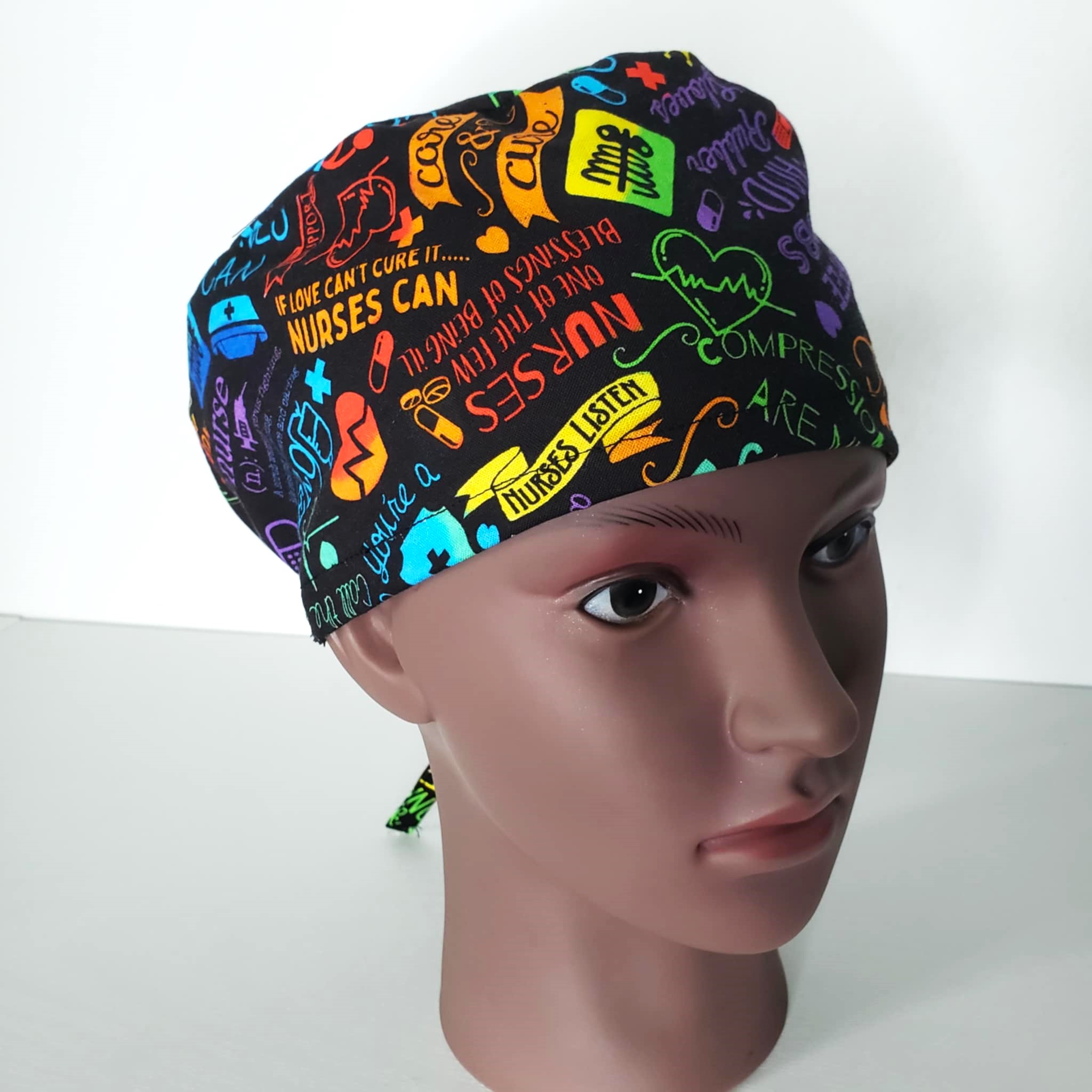 Coffee & Scrubs Medical Scrub Cap