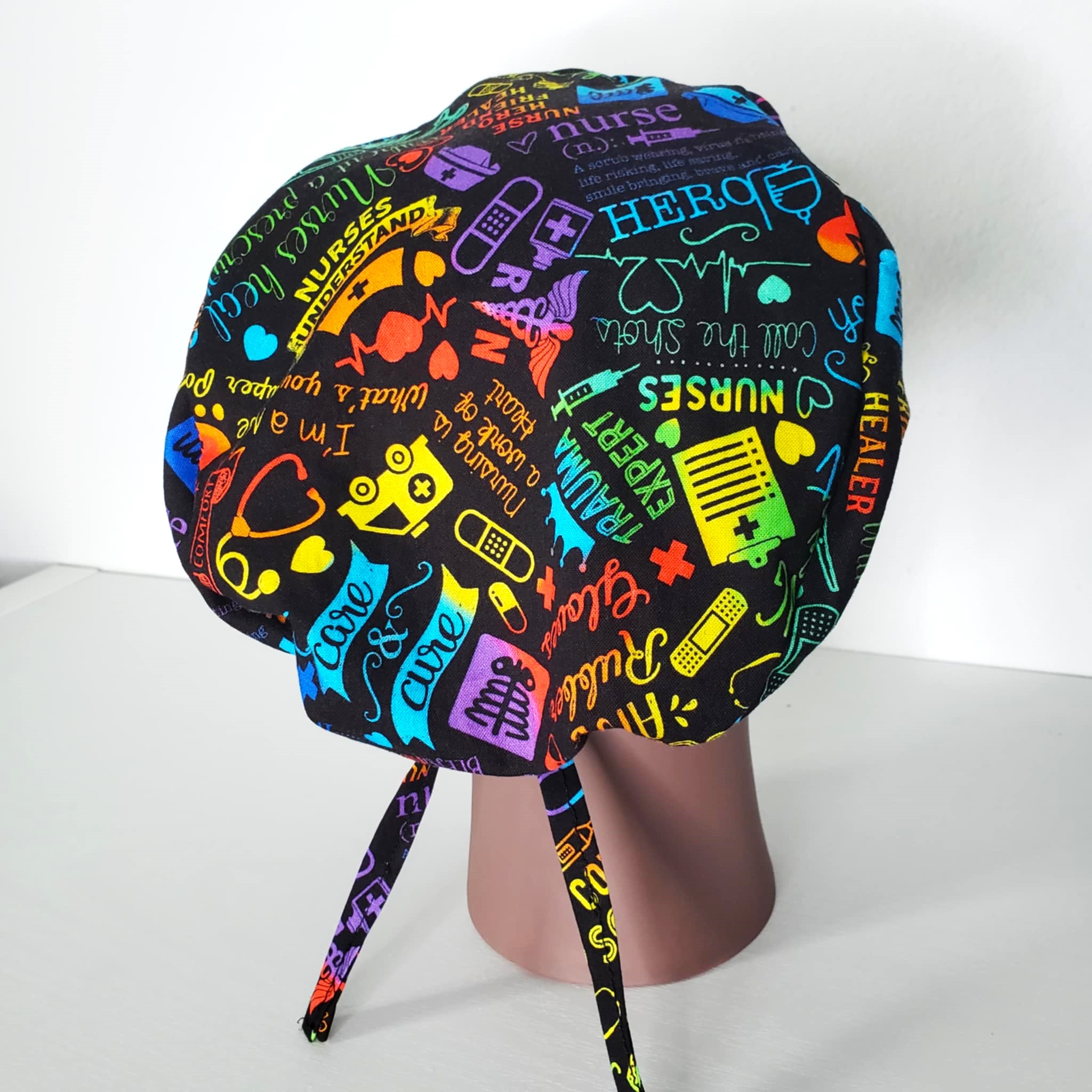 Coffee & Scrubs Medical Scrub Cap