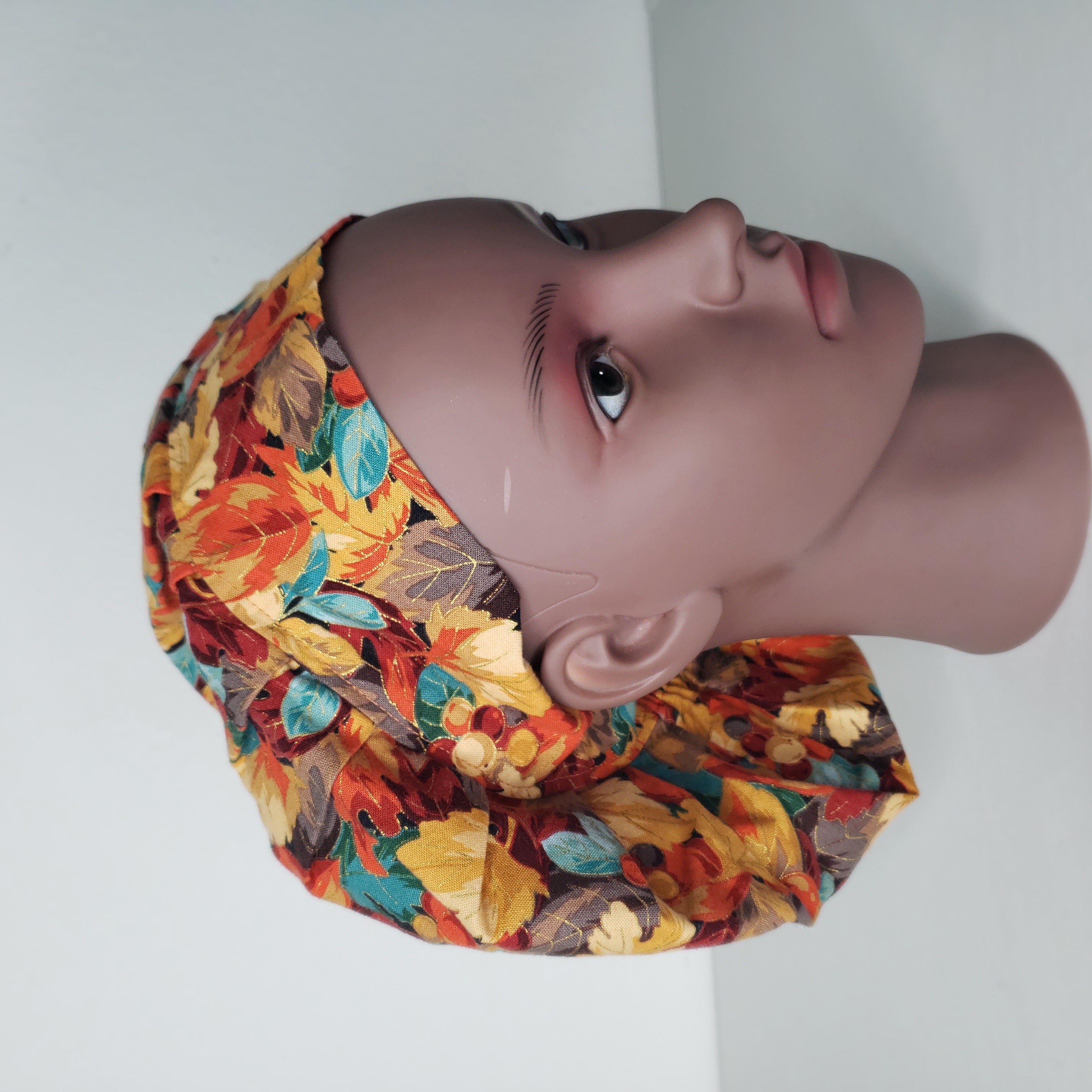Surgical Bonnet Fall Leaves
