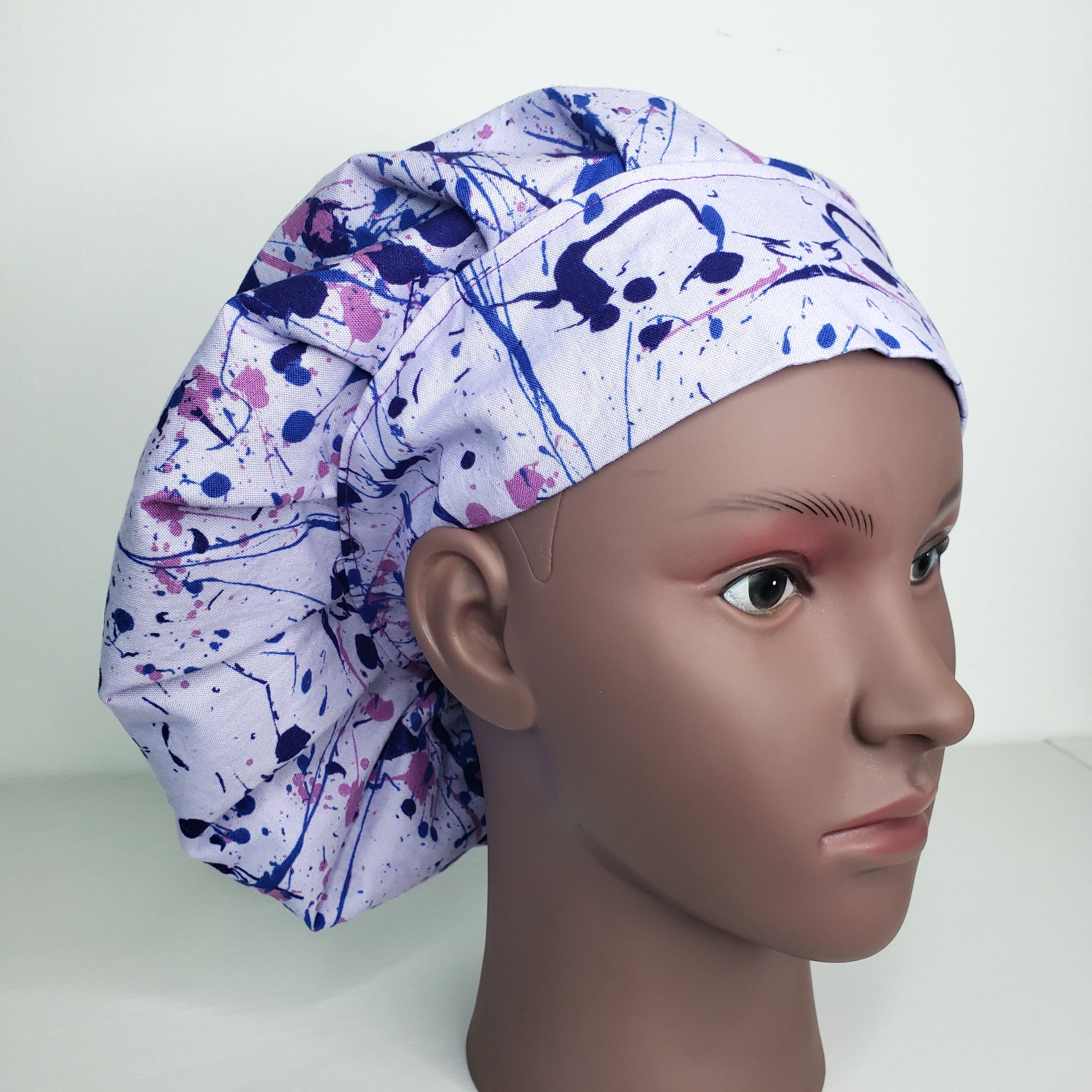 Surgical Bonnet Purple Splatter