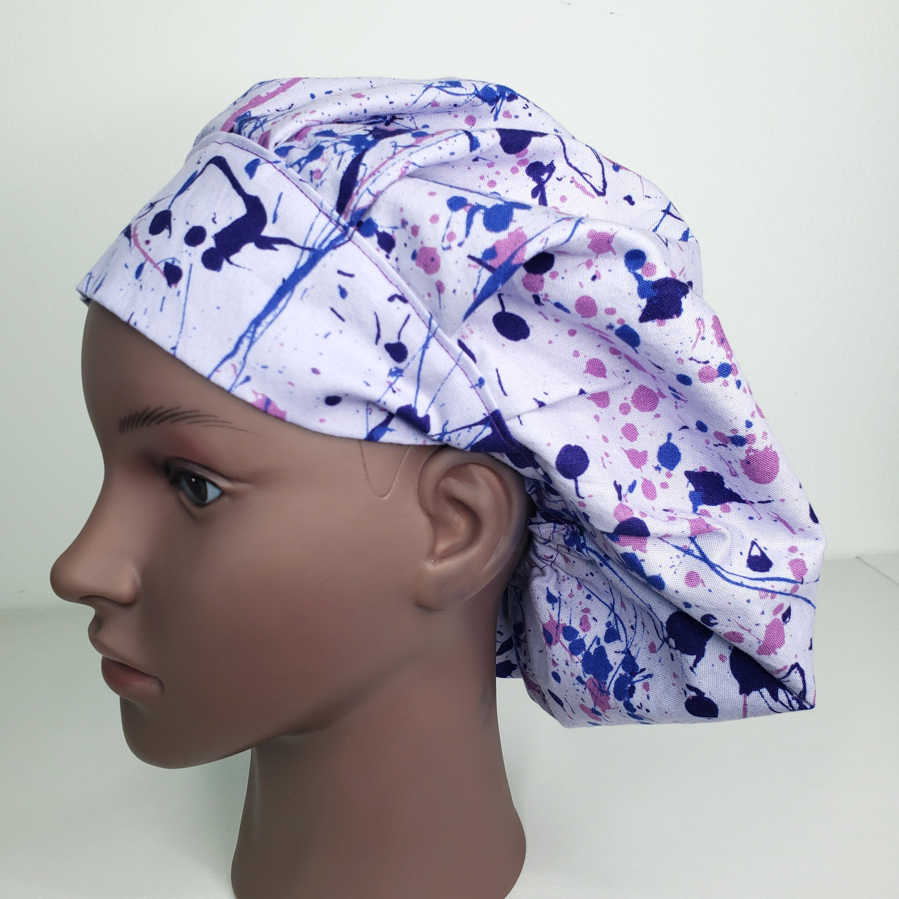 Surgical Bonnet Purple Splatter