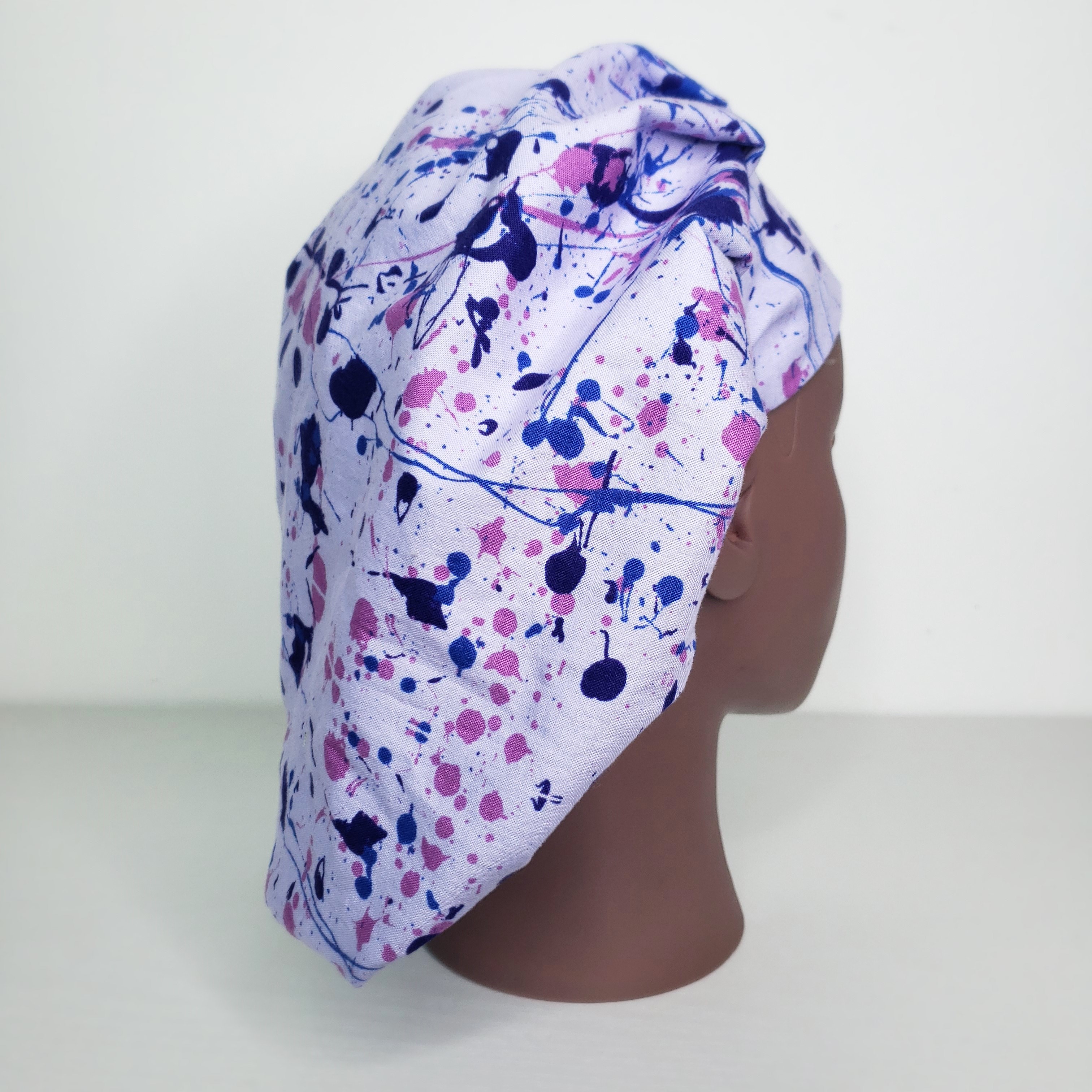 Surgical Bonnet Purple Splatter