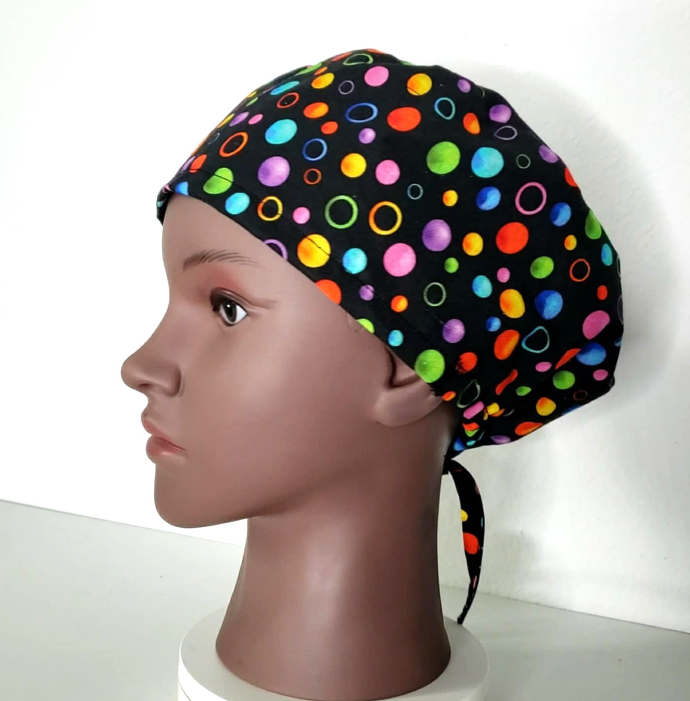 Colorful Bubbles Scrub Cap