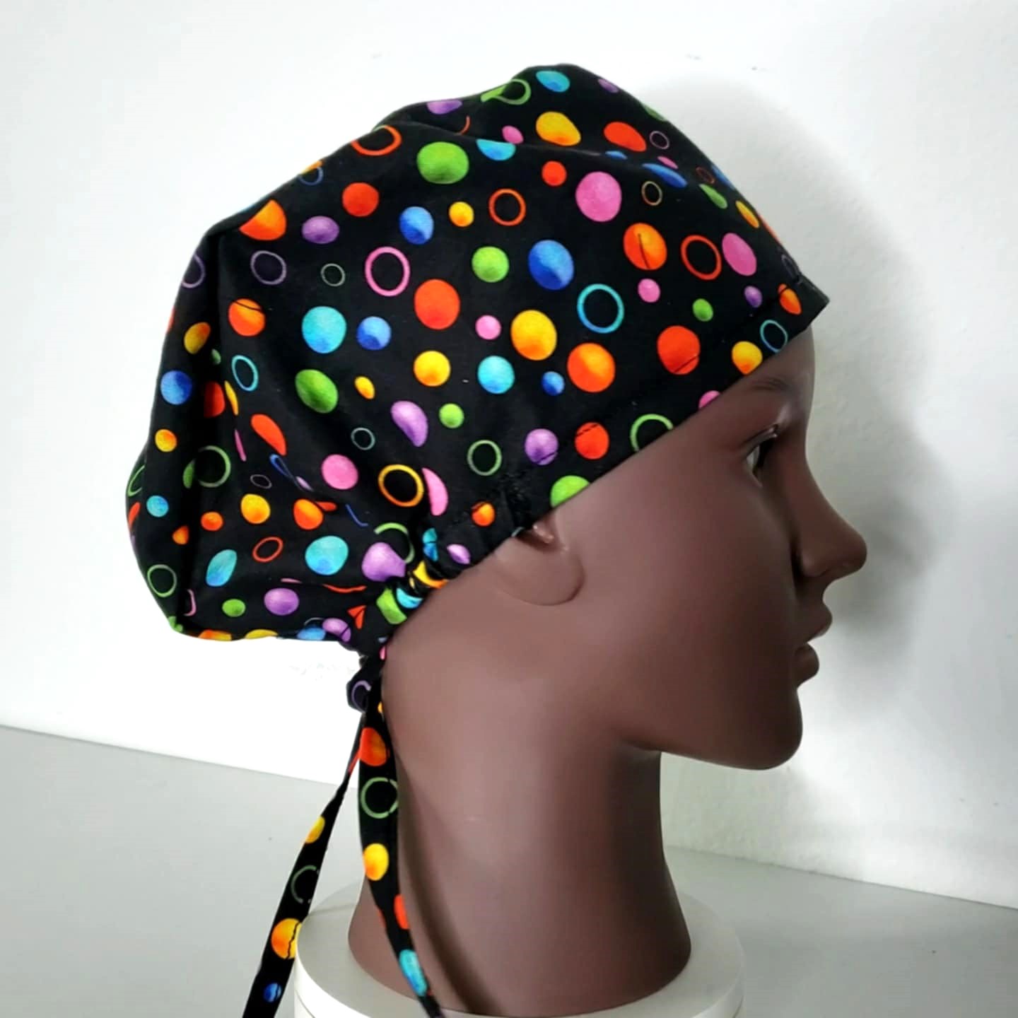 Colorful Bubbles Scrub Cap