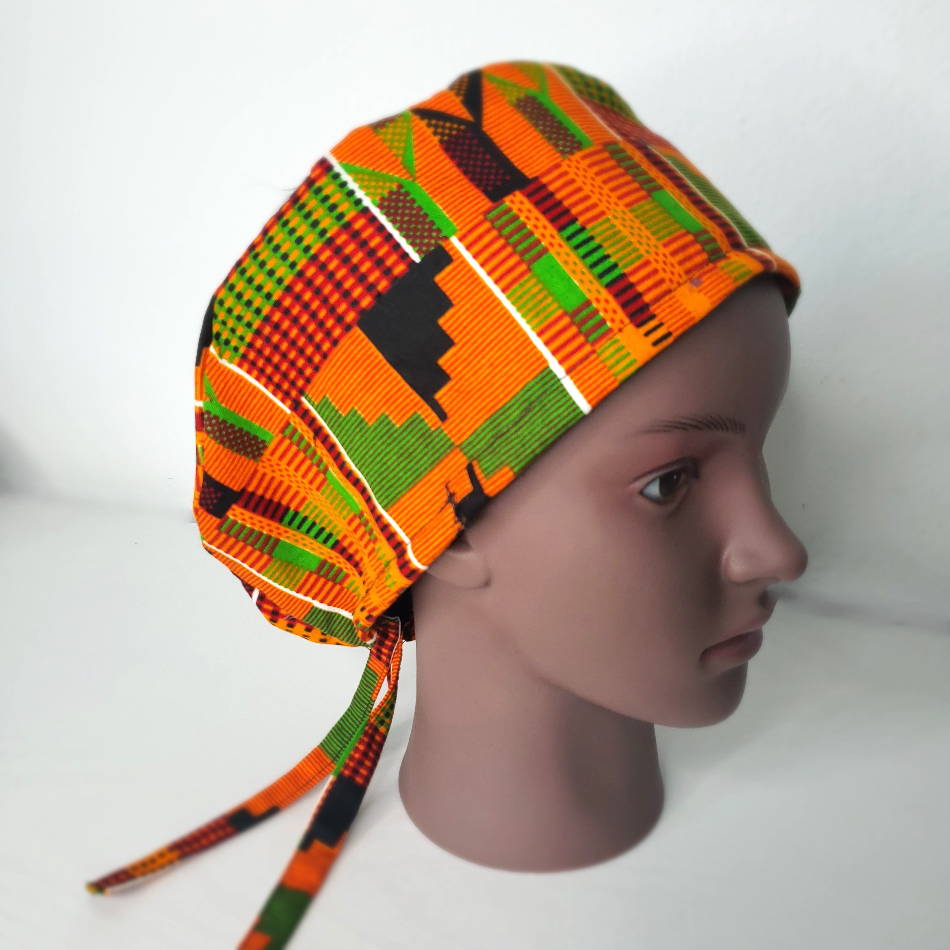 Surgical Cap Kente Clothe