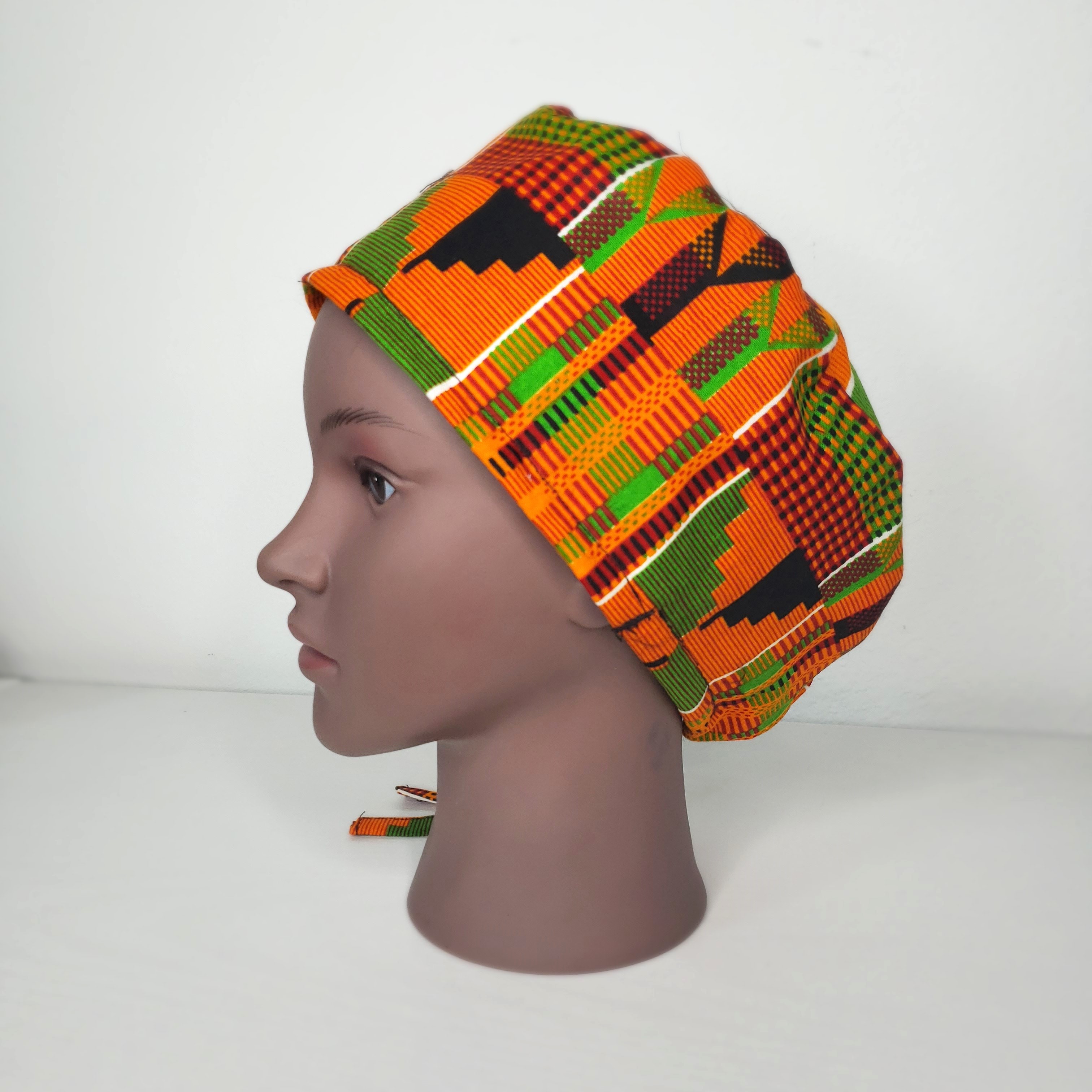 Surgical Cap Kente Clothe