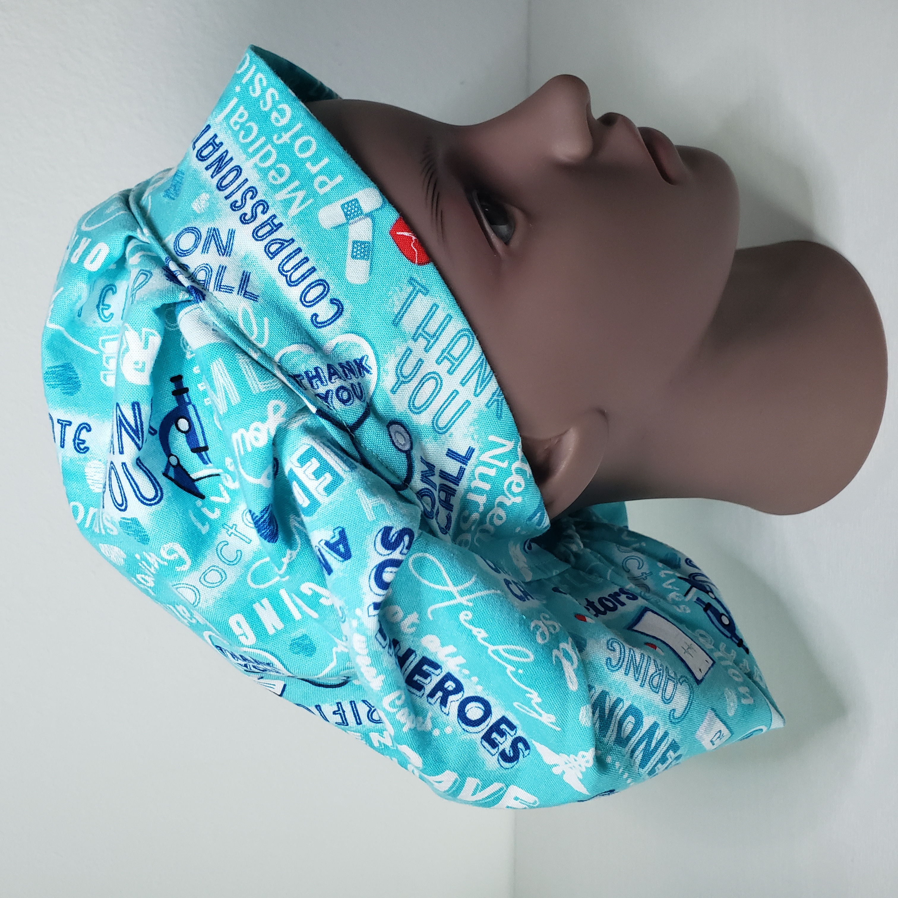 Surgical Bonnet Thank You (Teal)