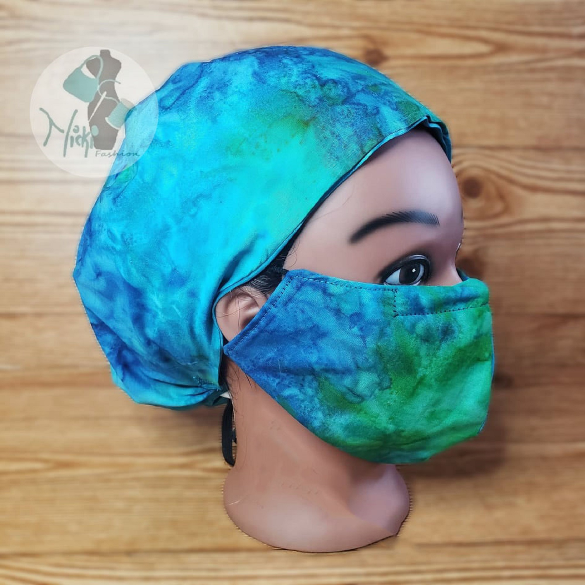 Blended Teal European Cap