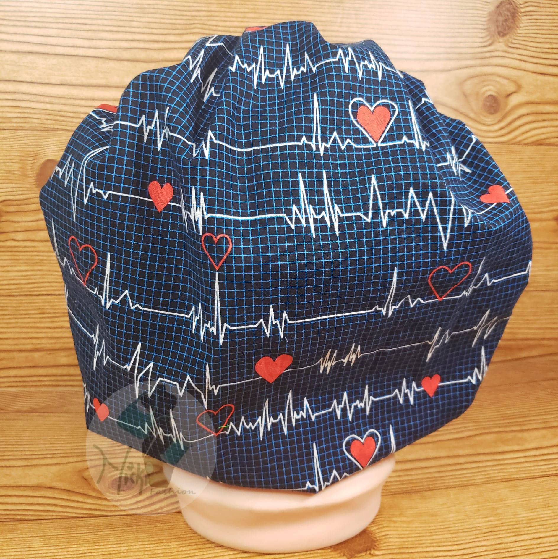 Surgical Bonnet EKG Heatbeat