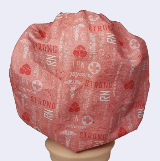 Surgical Bonnet RN Pink