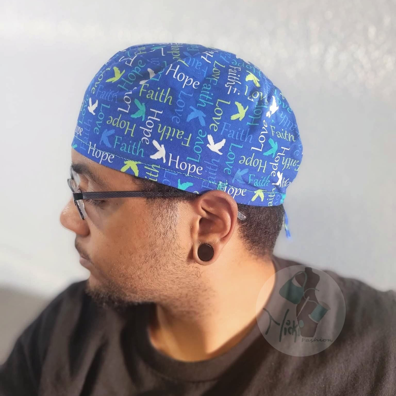 Scrub Cap Love Faith Hope