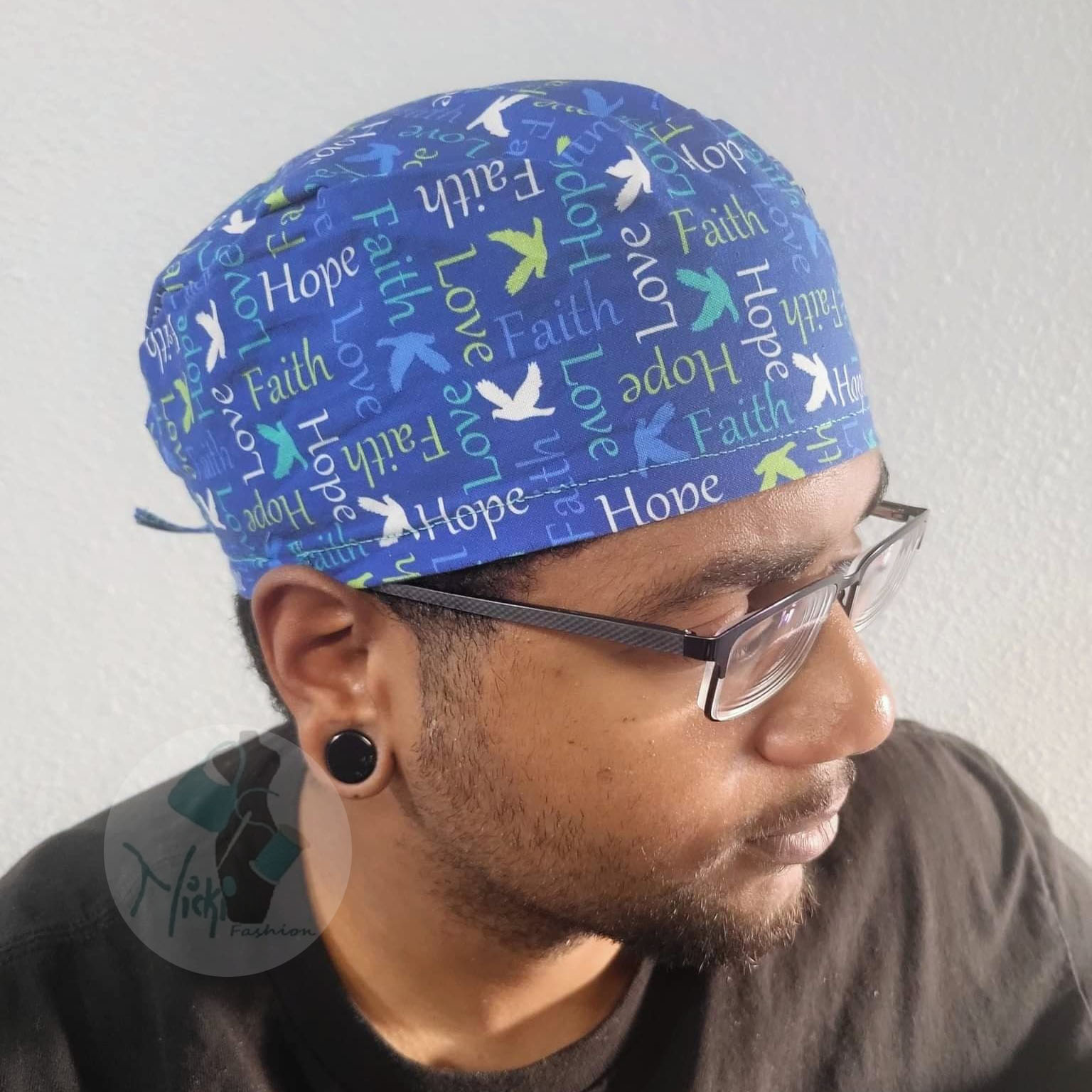 Scrub Cap Love Faith Hope
