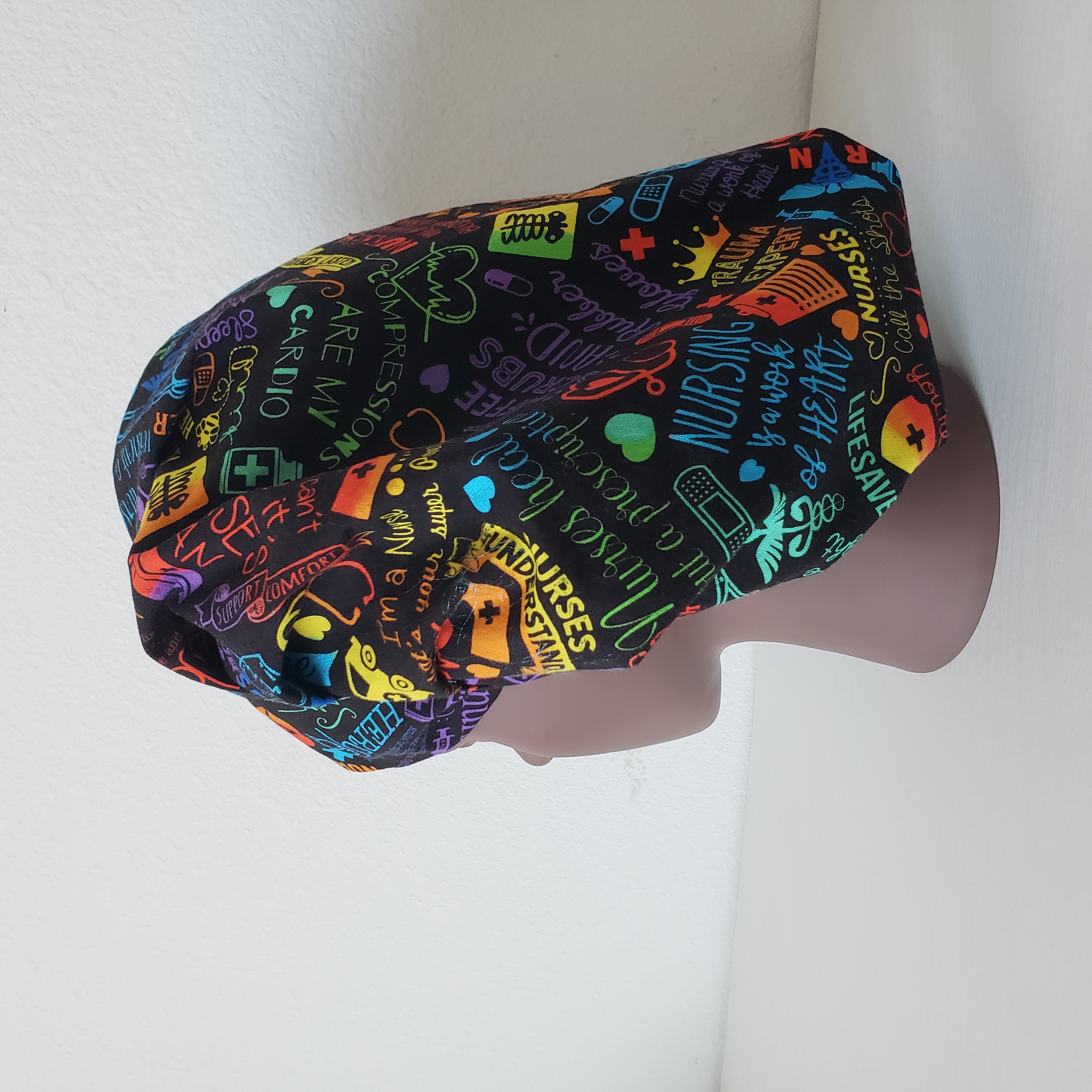 Colorful Nurse Medical Scrub Bonnet