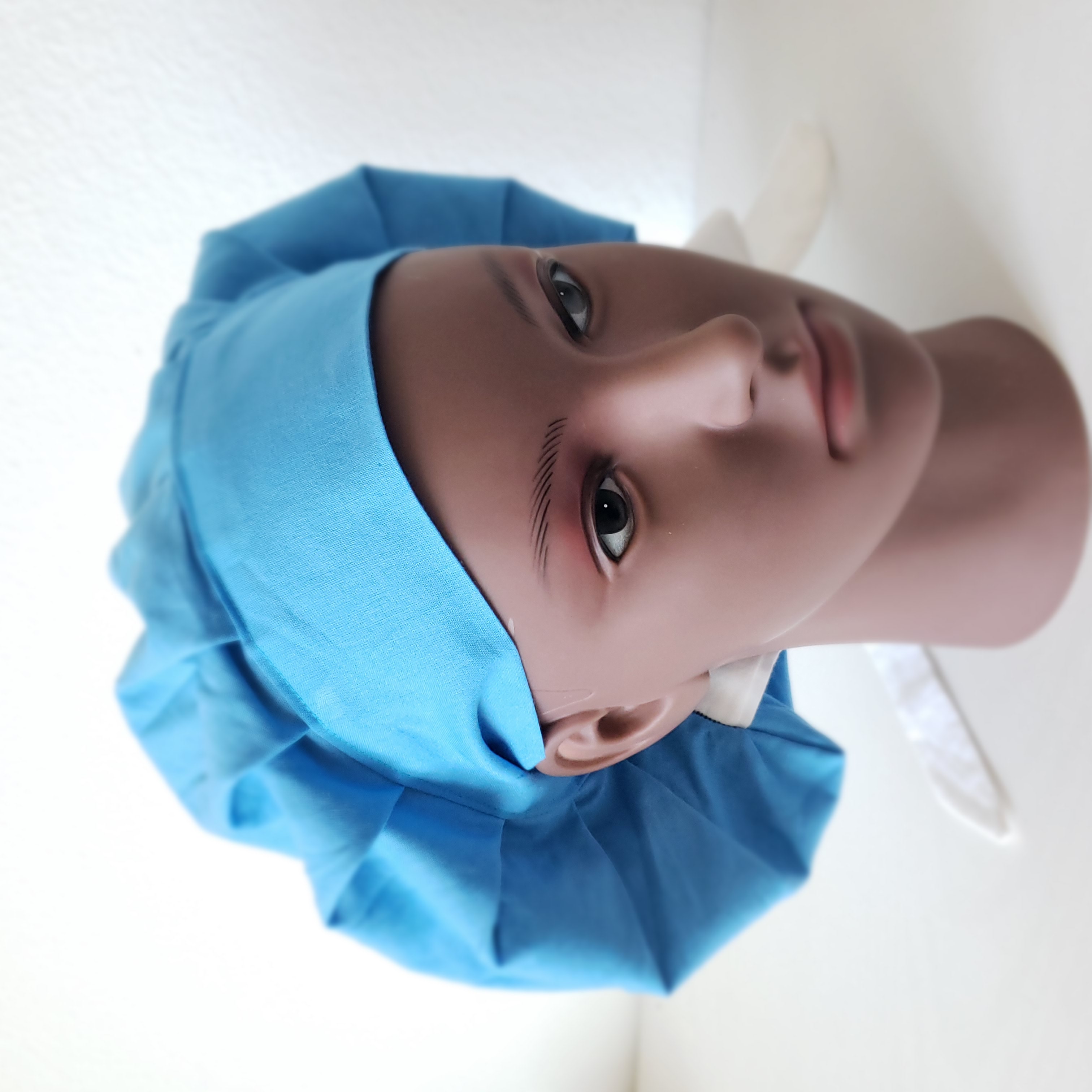 Surgical Bonnet Light Blue Solid