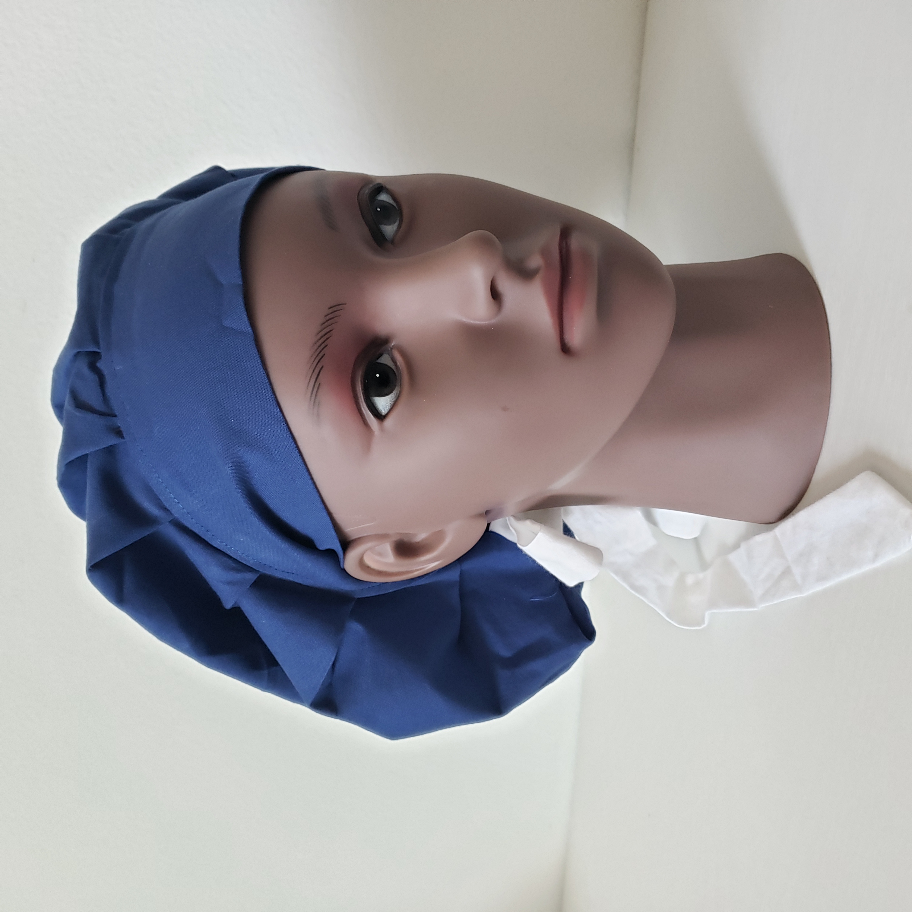 Surgical Bonnet Navy Blue Solid