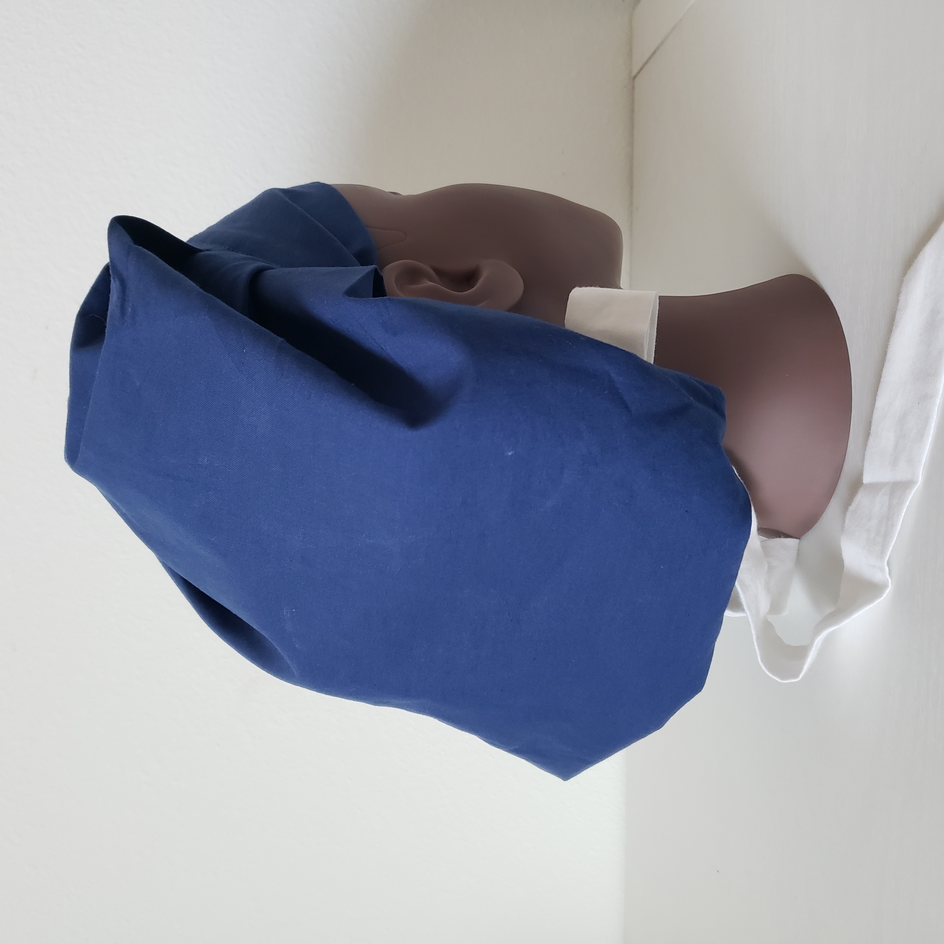 Surgical Bonnet Navy Blue Solid
