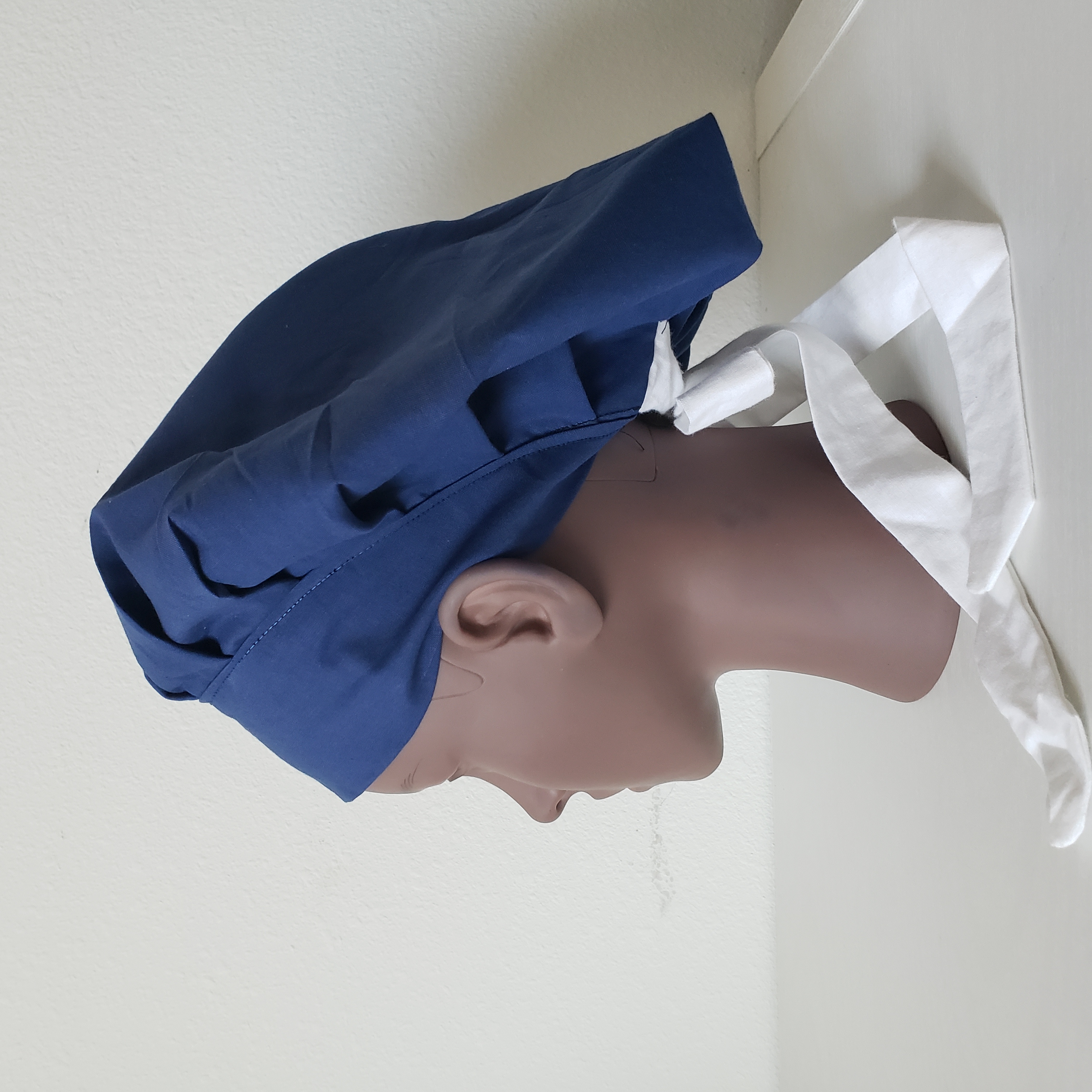 Surgical Bonnet Navy Blue Solid