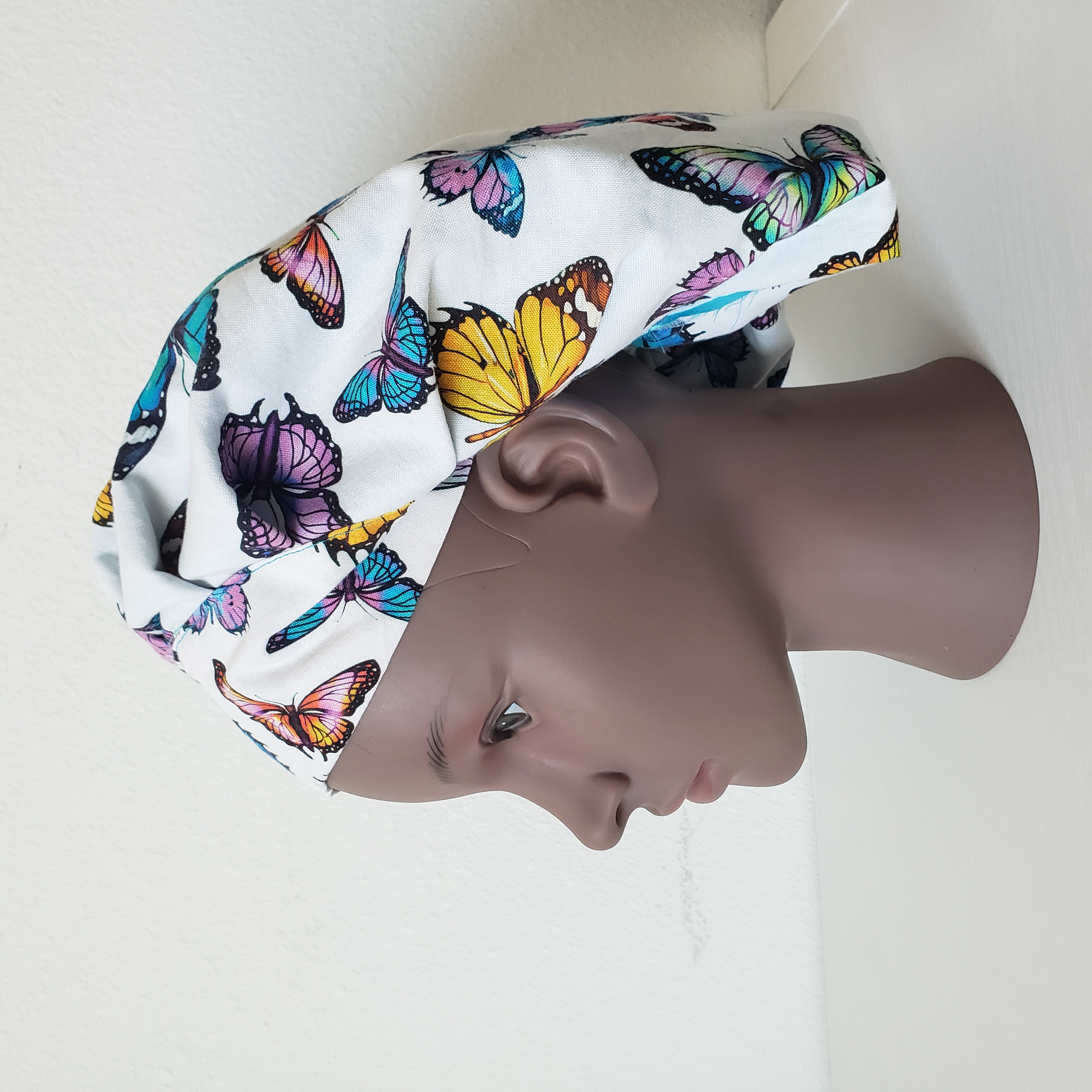 Surgical Bonnet Colorful Butterfly
