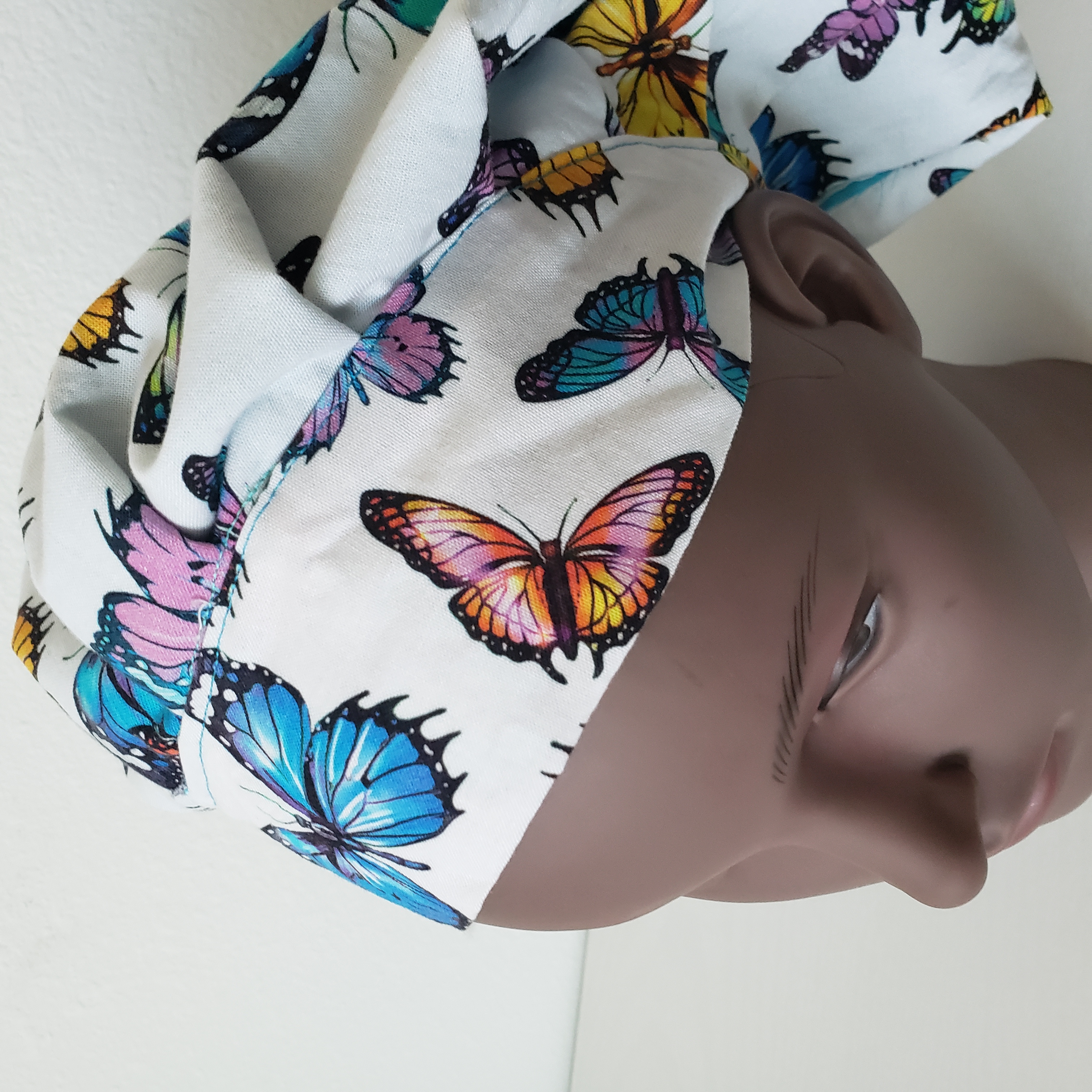 Surgical Bonnet Colorful Butterfly
