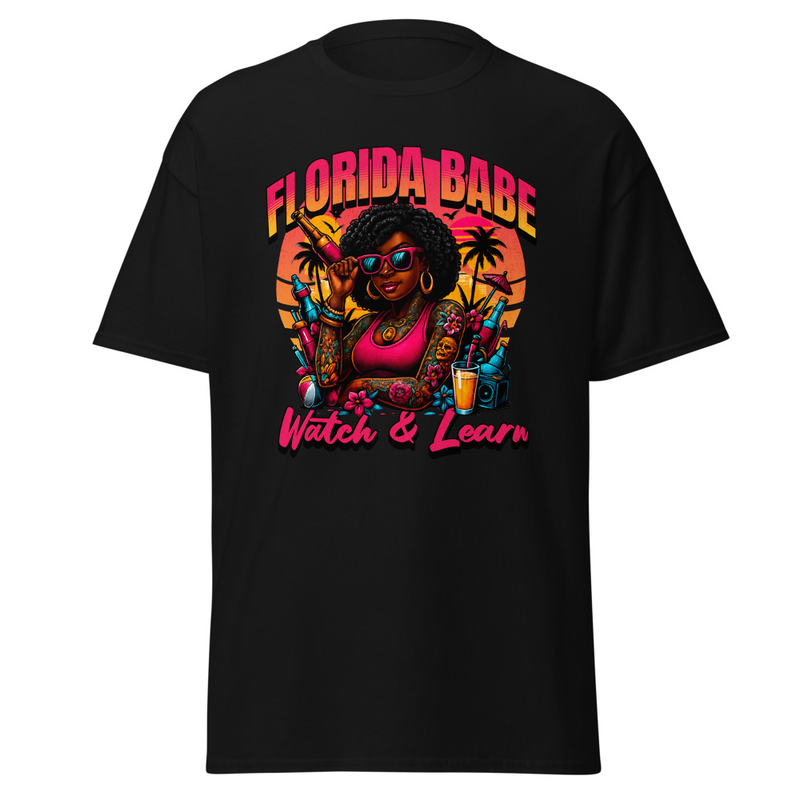 Florida Babe Classic Tee (Brown Skin)
