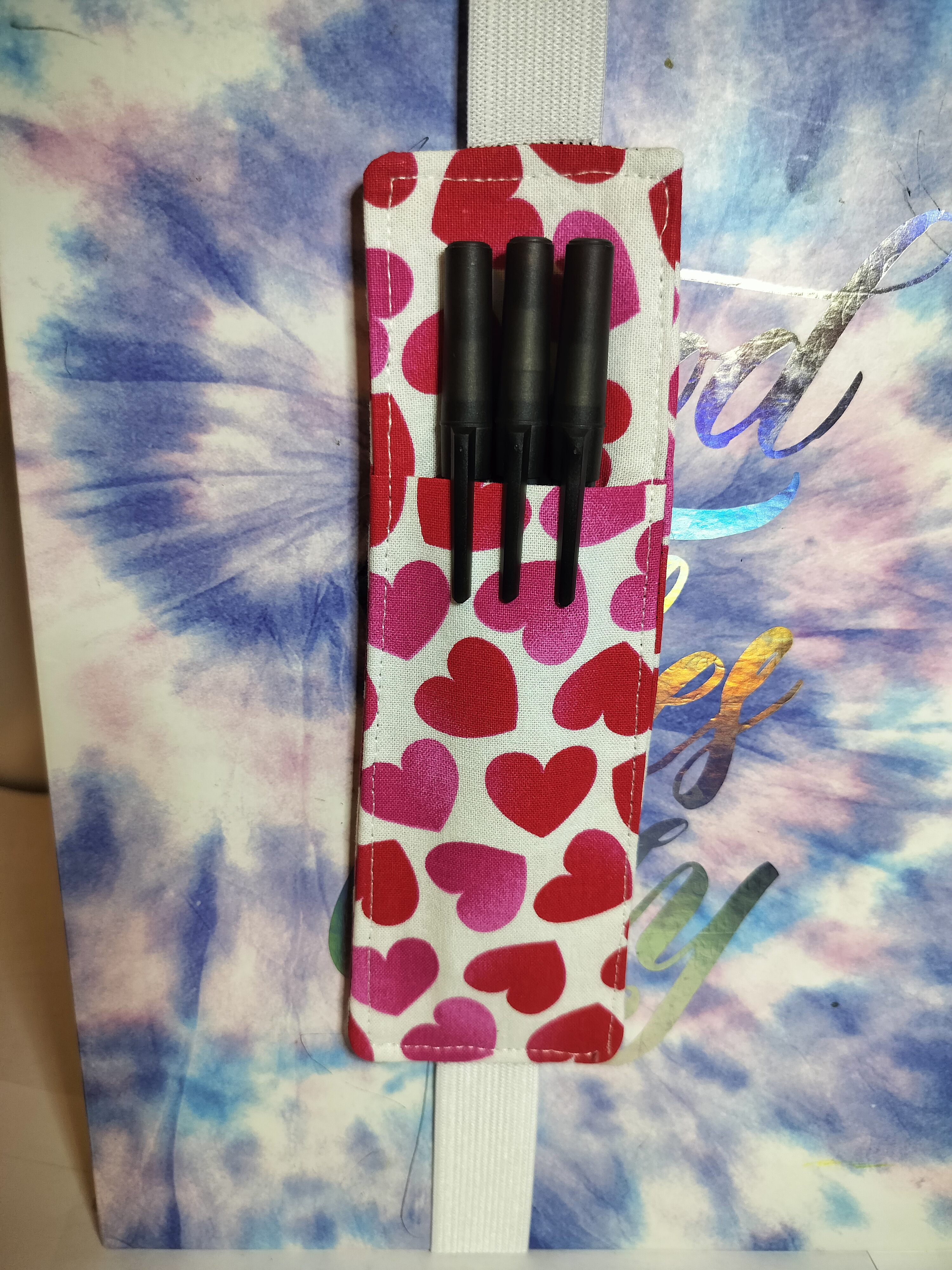 Heart Patterned Pen Holder