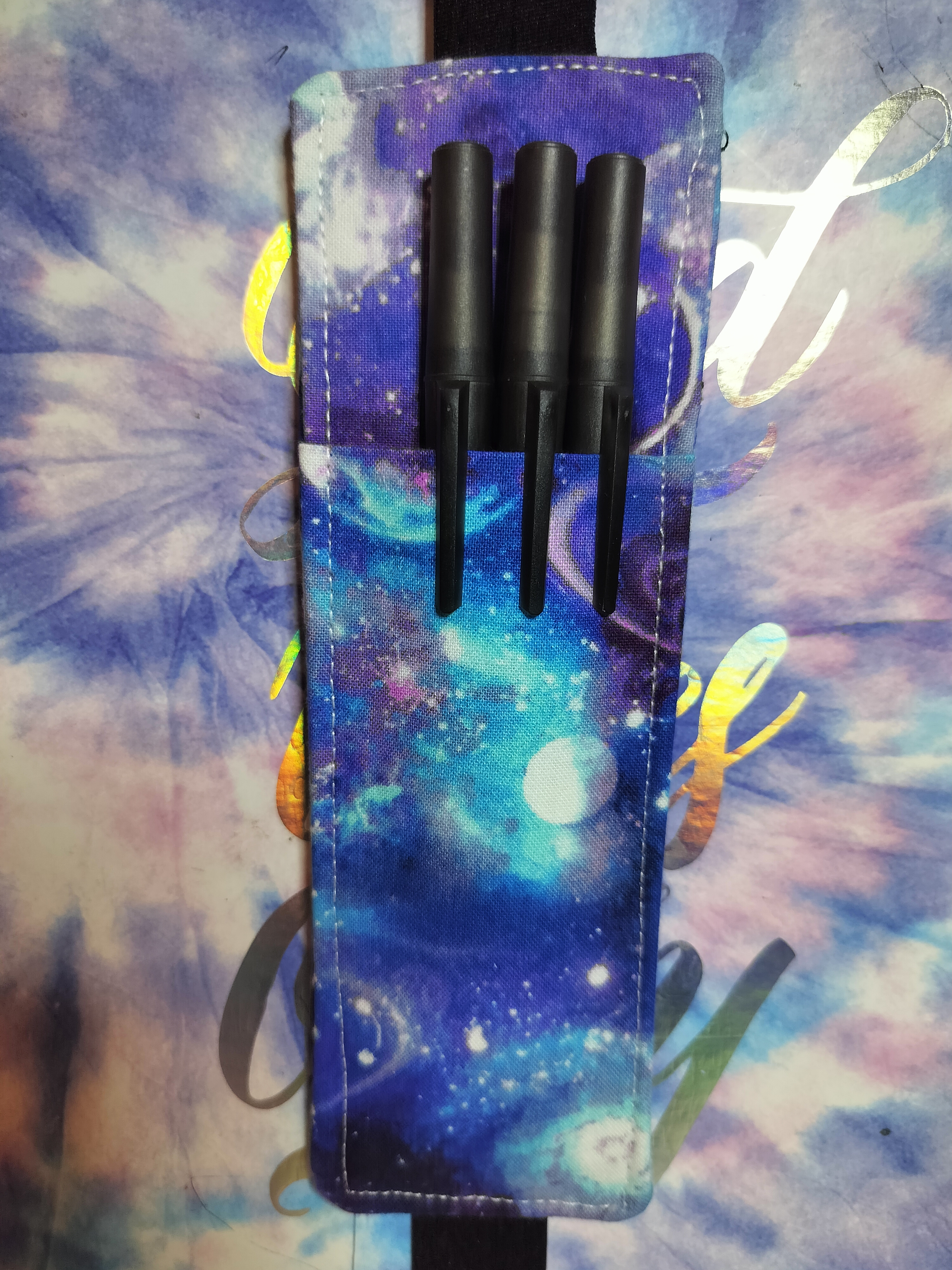 Blue Galaxy Pen Holder