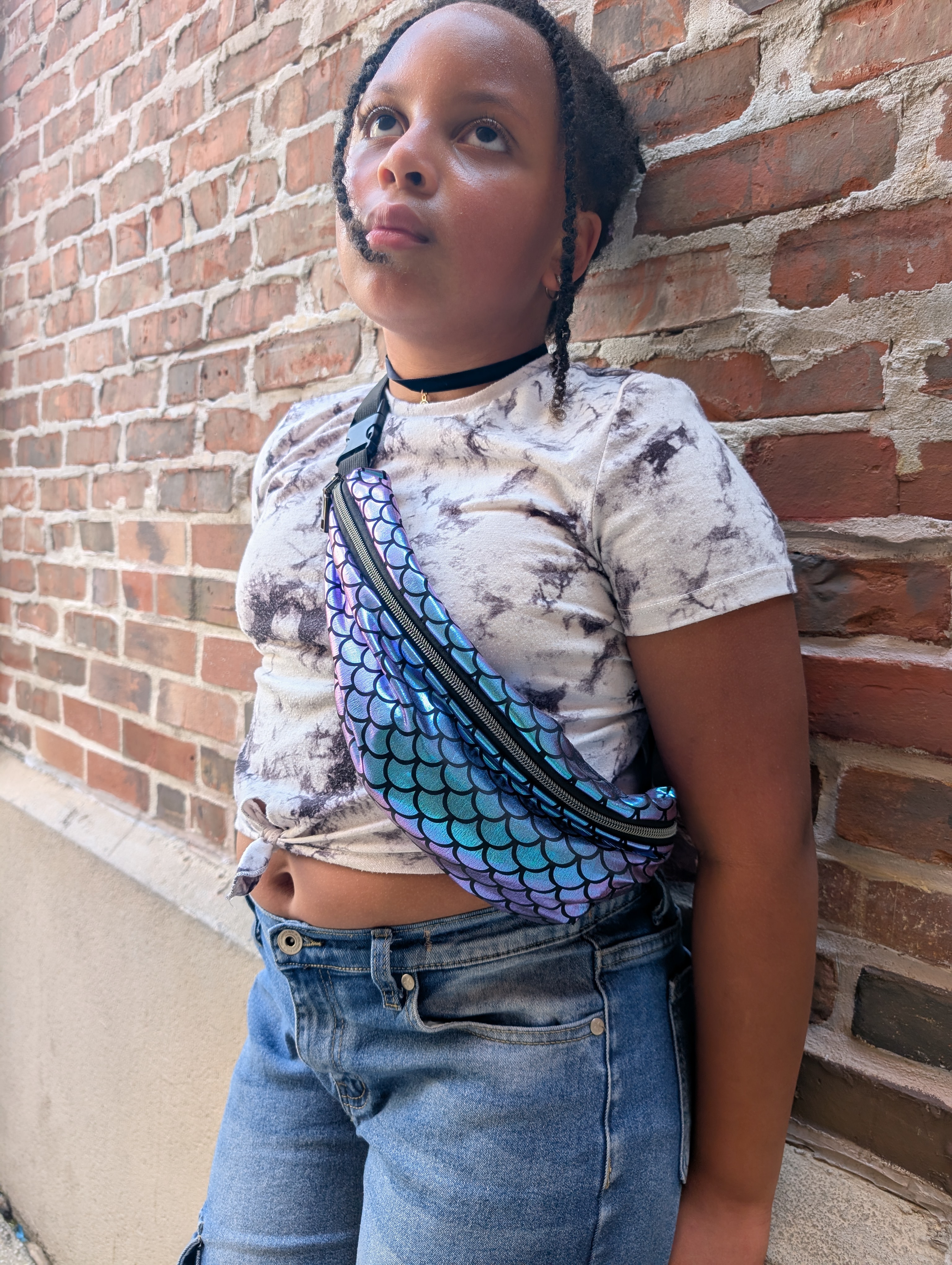 Mermaid Scale Bungy Bags