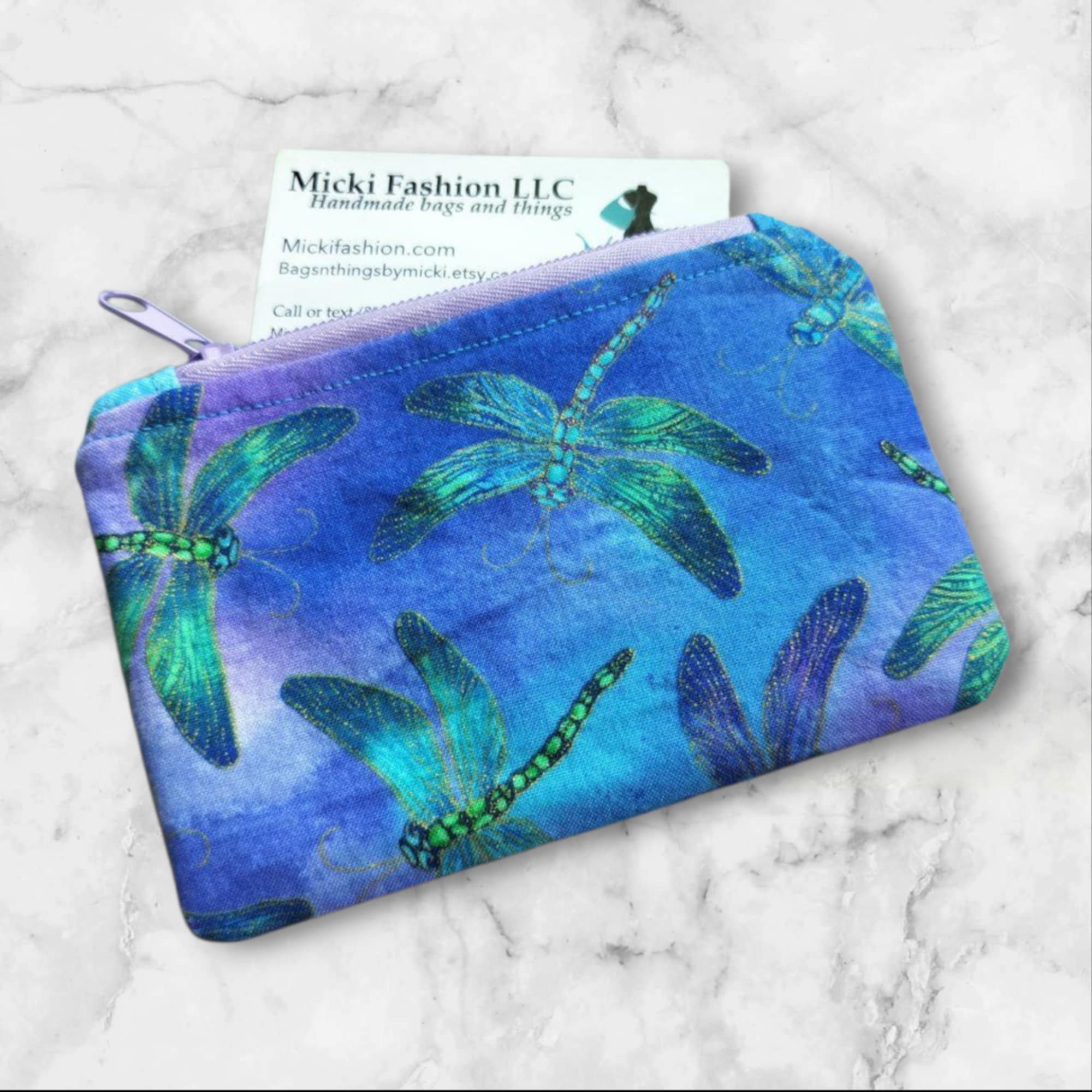 Dragonfly Pattern Coin Purse
