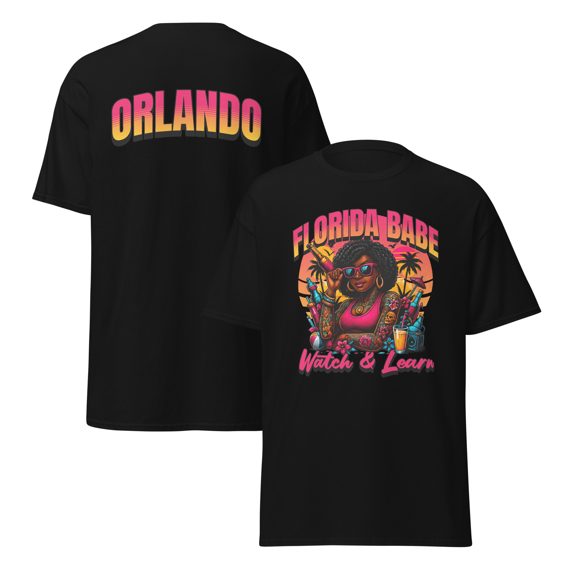 Florida Babe Classic Tee (Brown Skin)