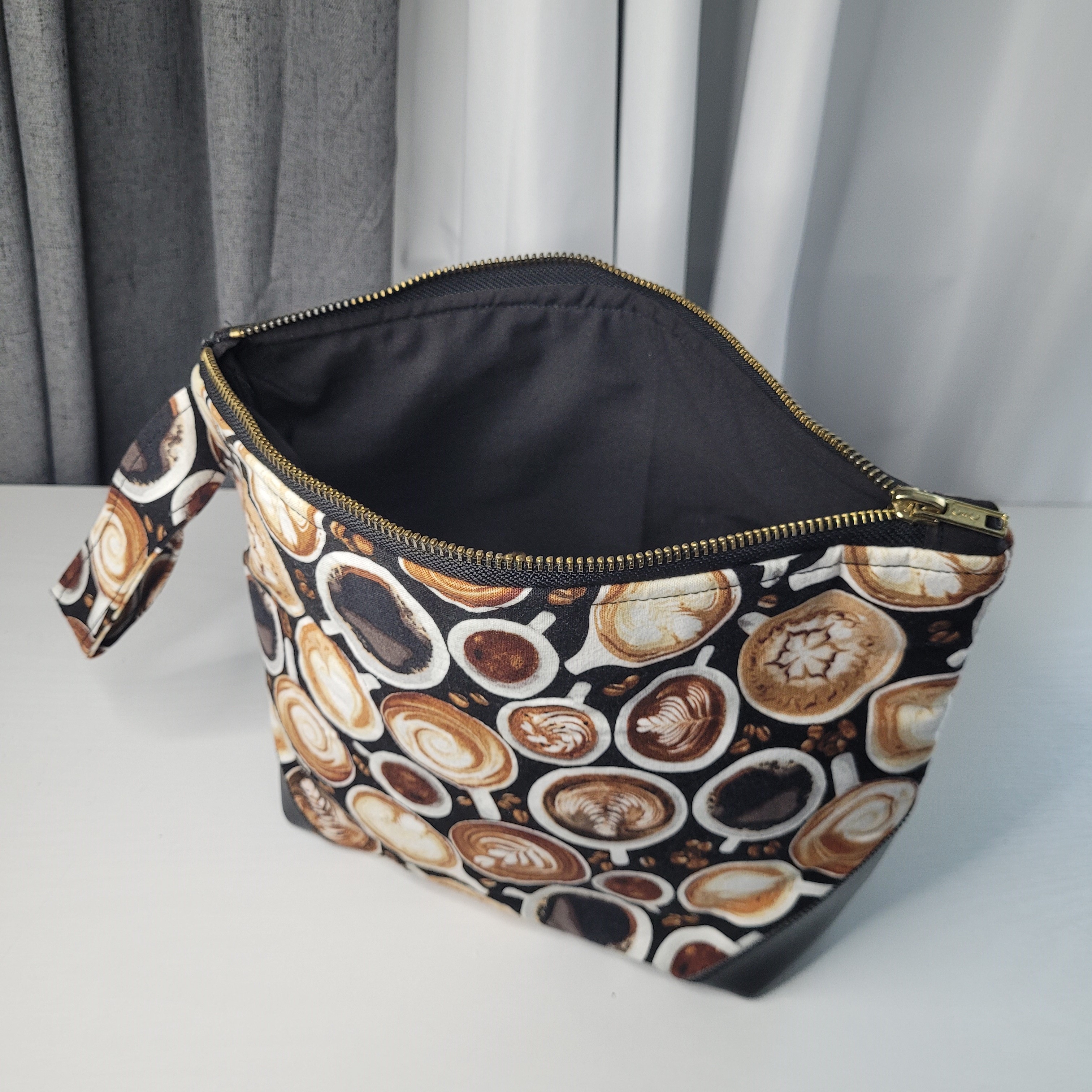 Coffee-themed Toiletry Bag