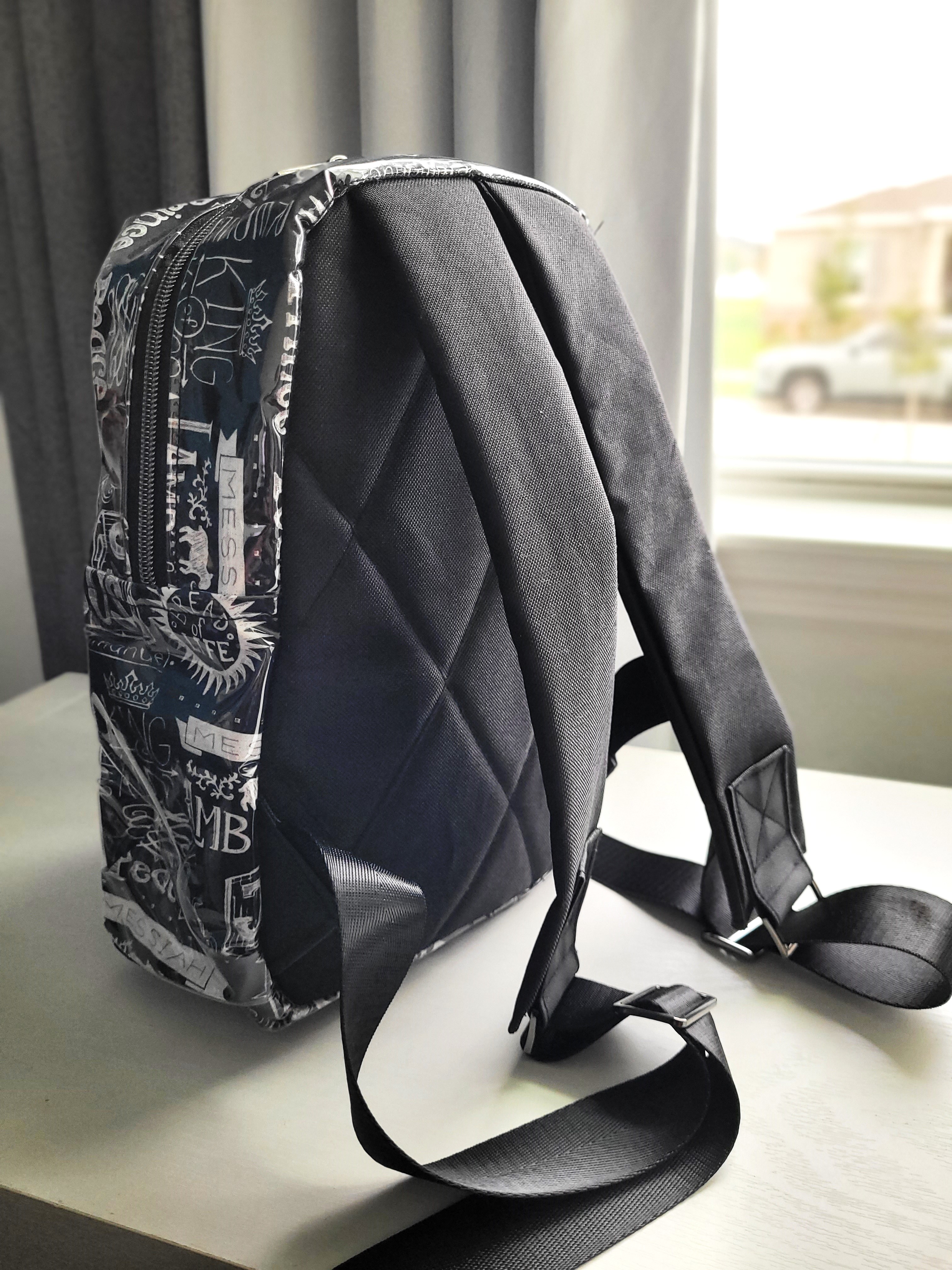 Inspirational Black Backpack