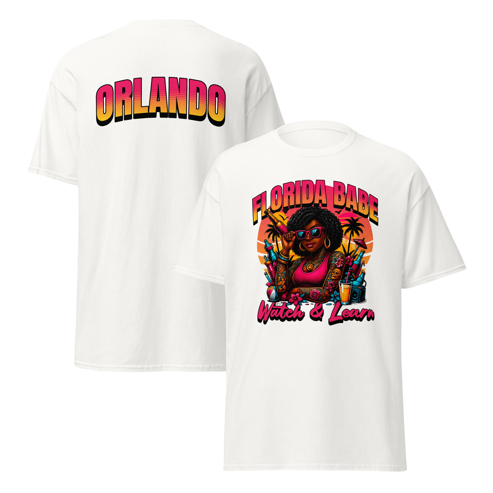 Florida Babe Classic Tee (Brown Skin)