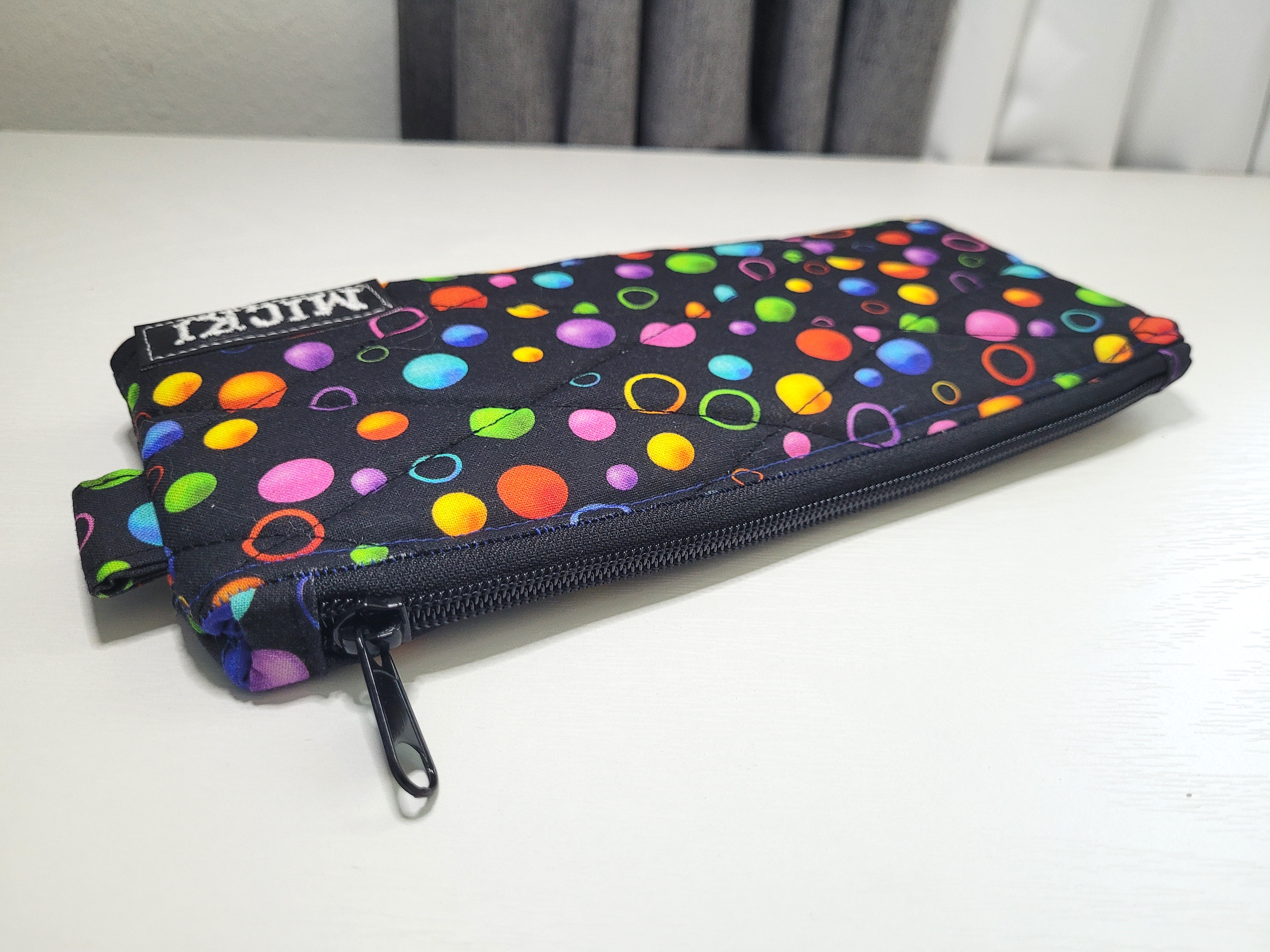 Zipper Pouch Set - Colorful Polka Dots