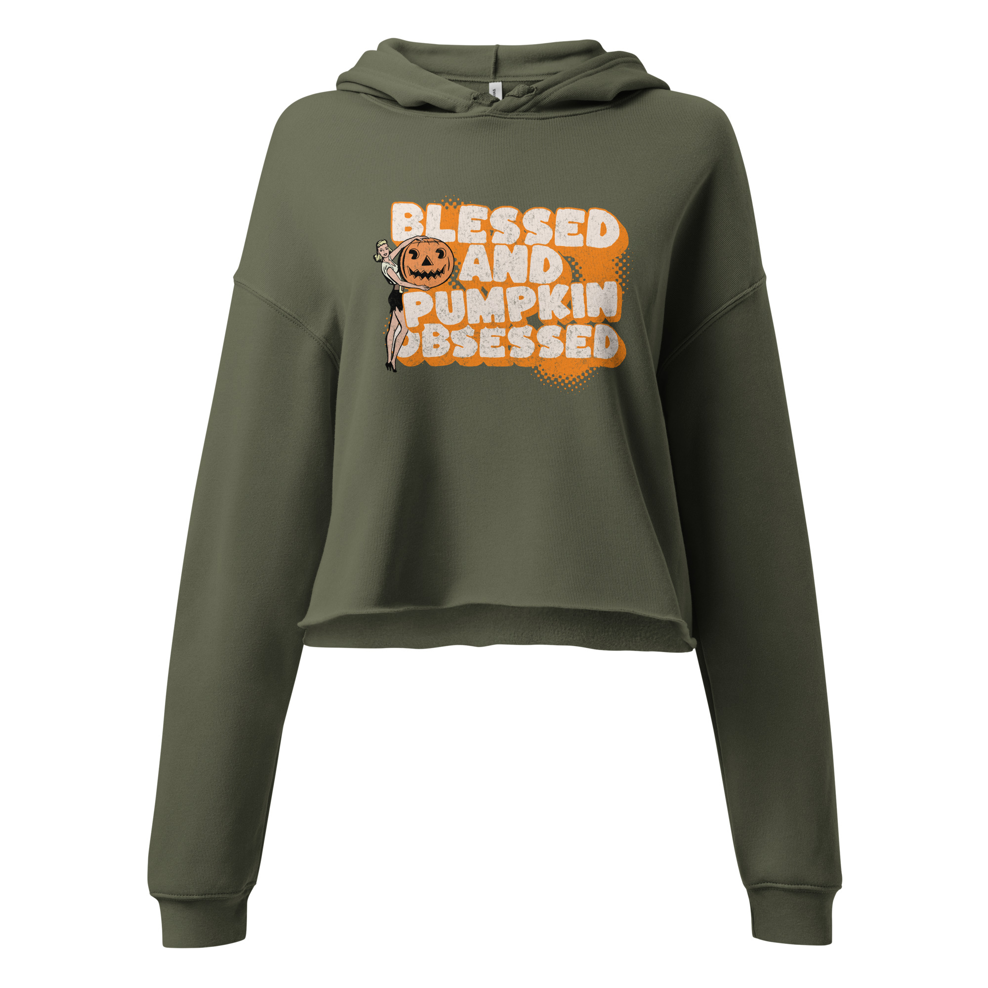 Obsessed Crop Hoodie