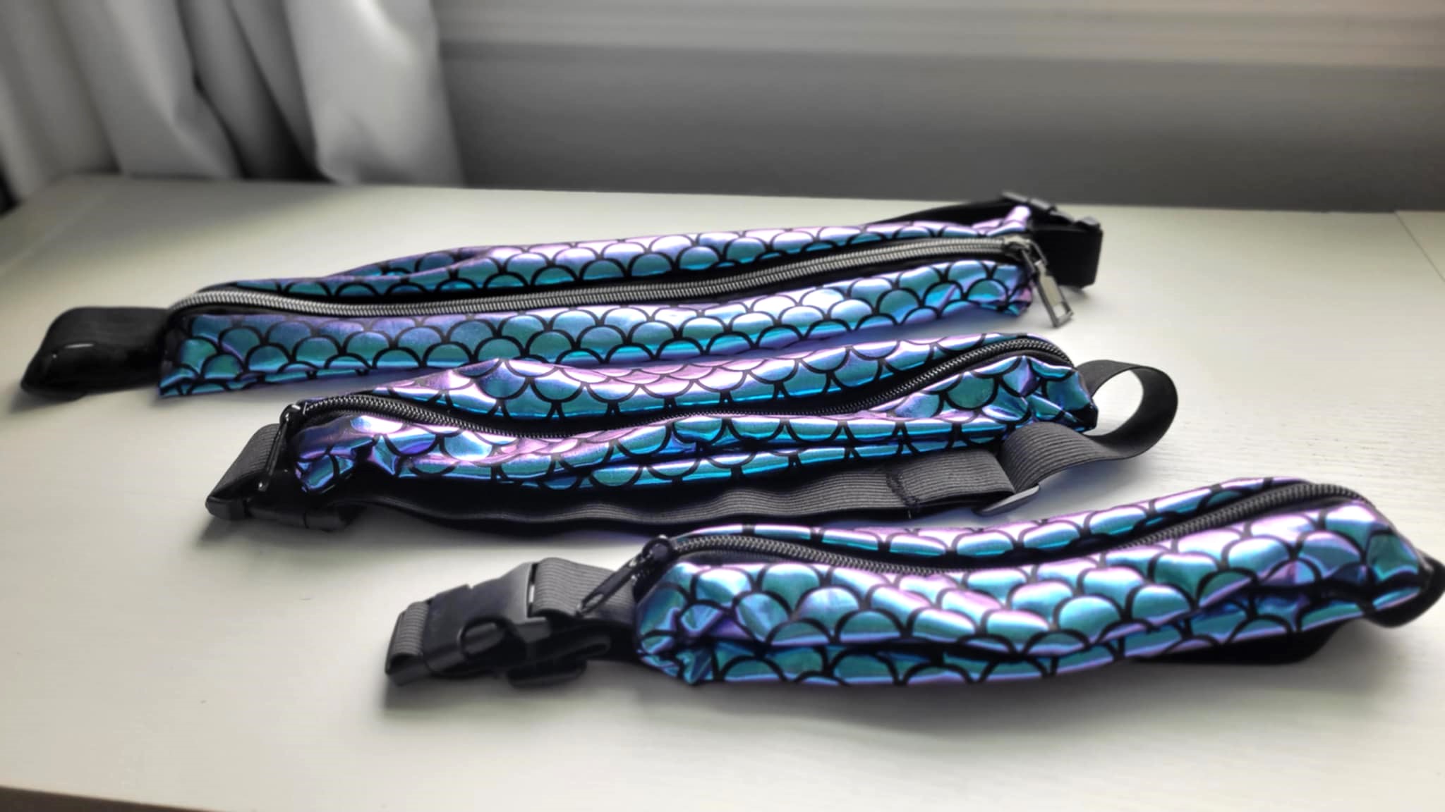 Mermaid Scale Bungy Bags
