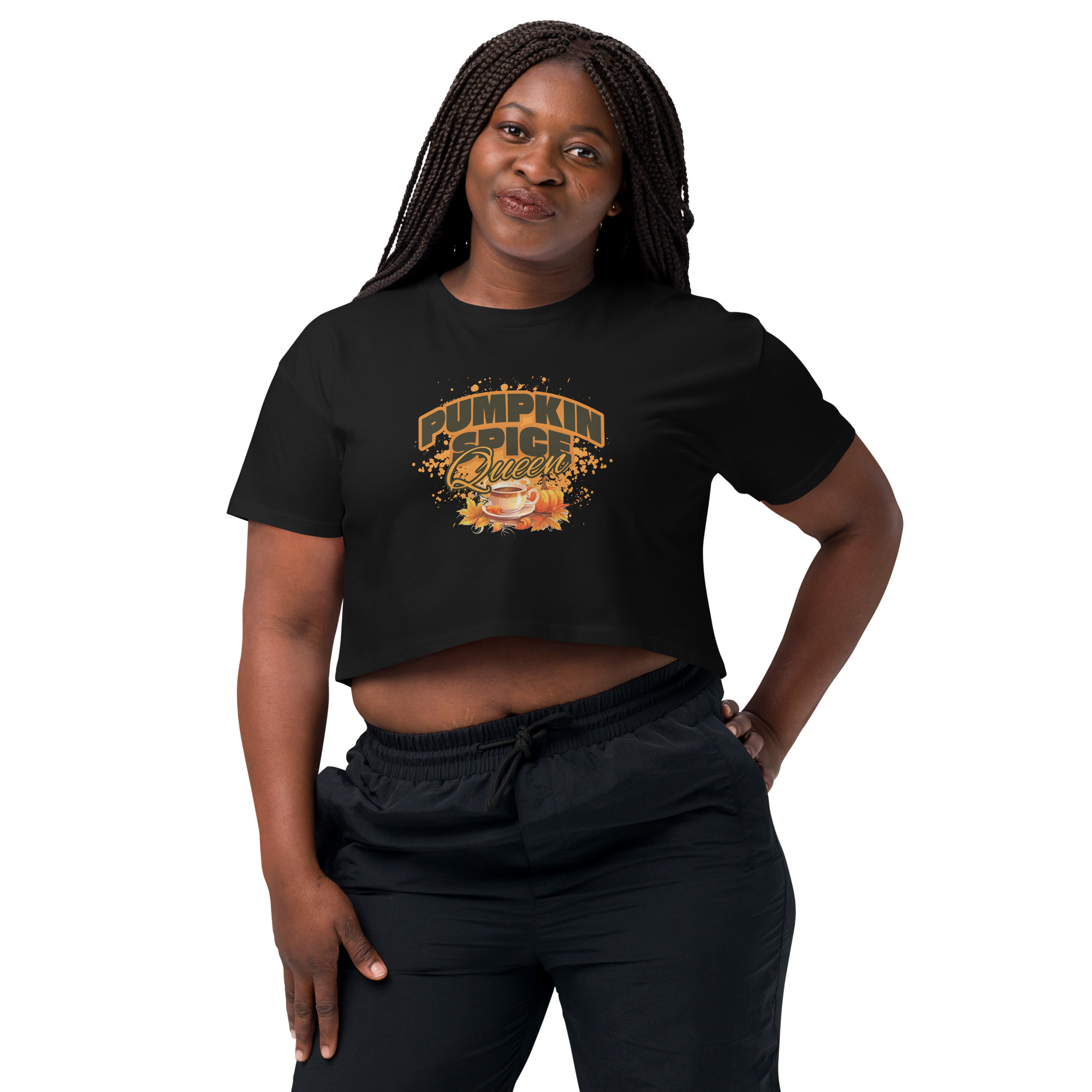 Women’s crop top - Pumpkin Spice Queen
