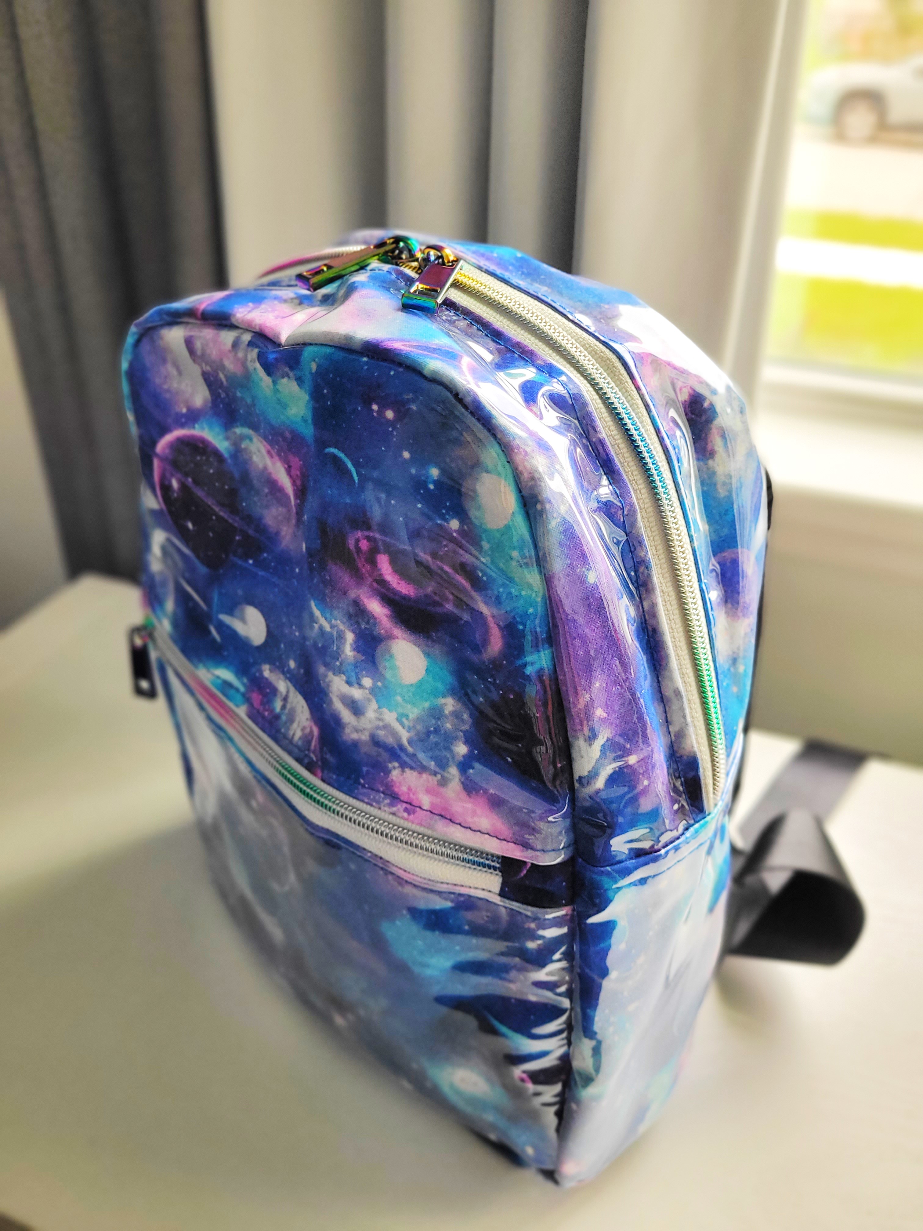 Galaxy Print Backpack