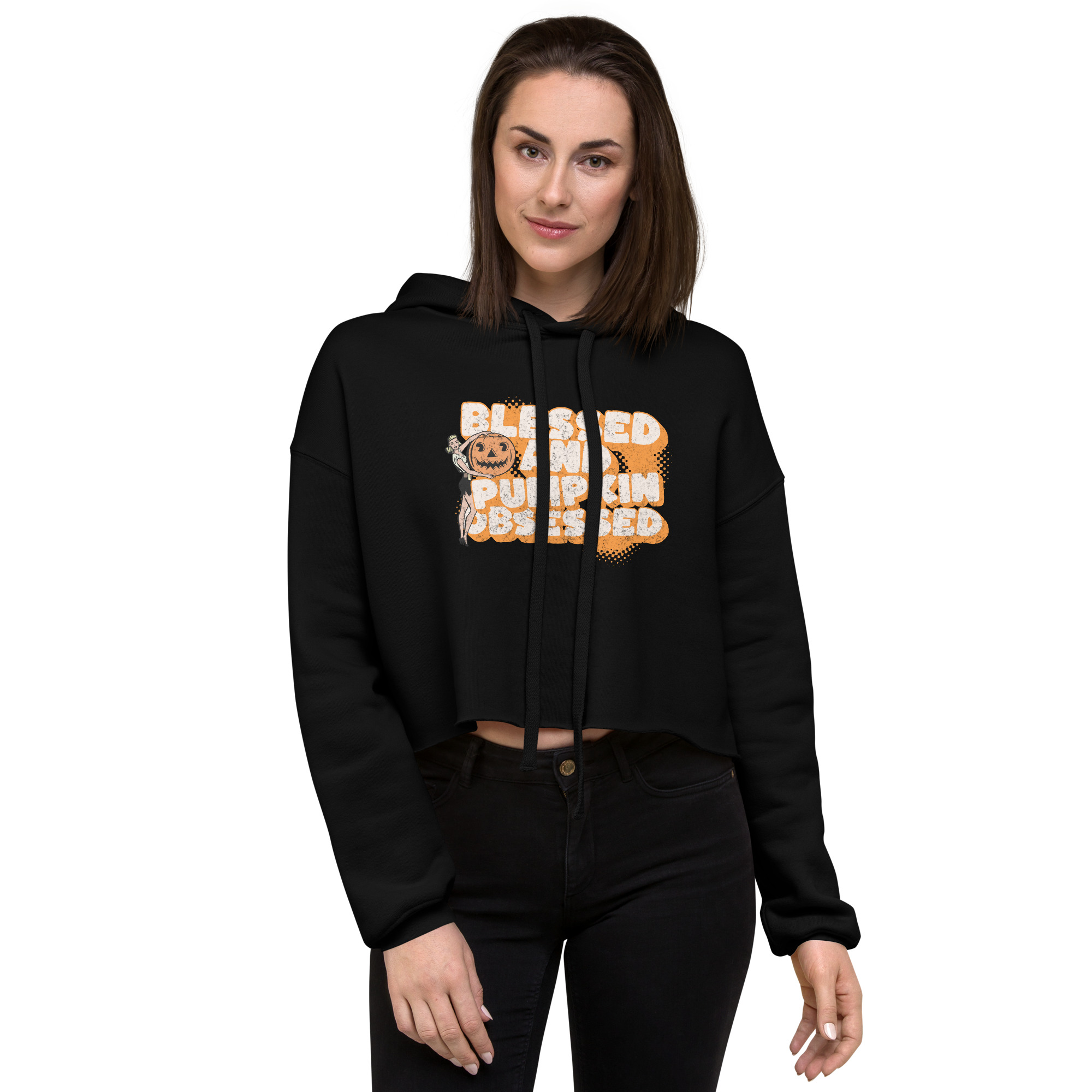 Obsessed Crop Hoodie