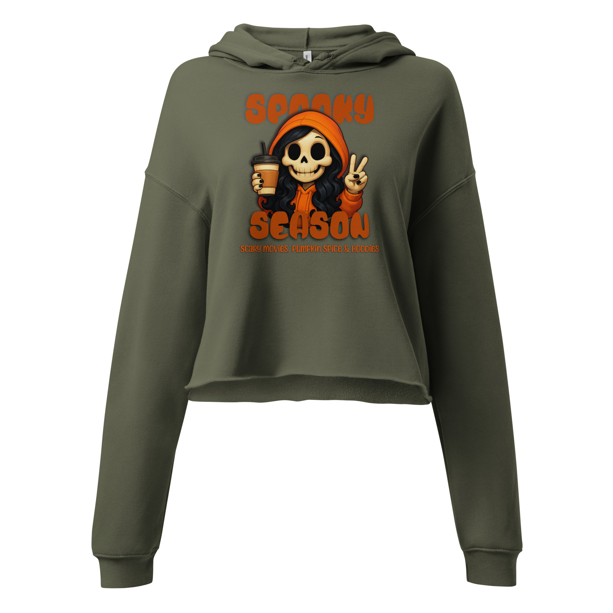 Spooky Season Crop Hoodie