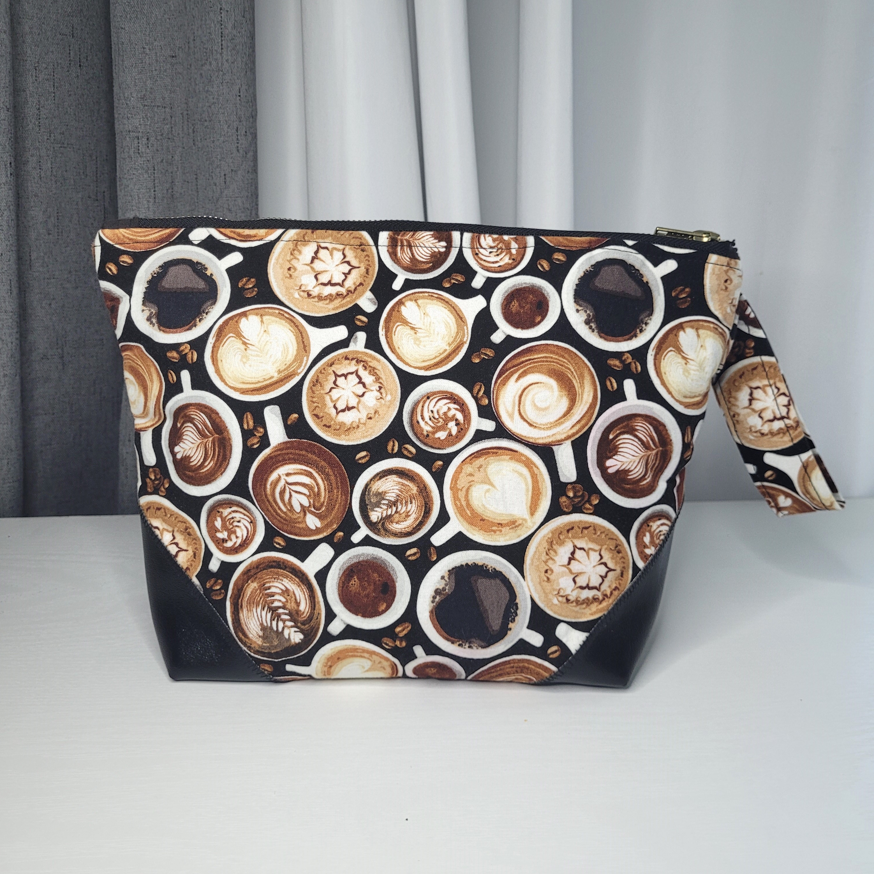 Coffee-themed Toiletry Bag