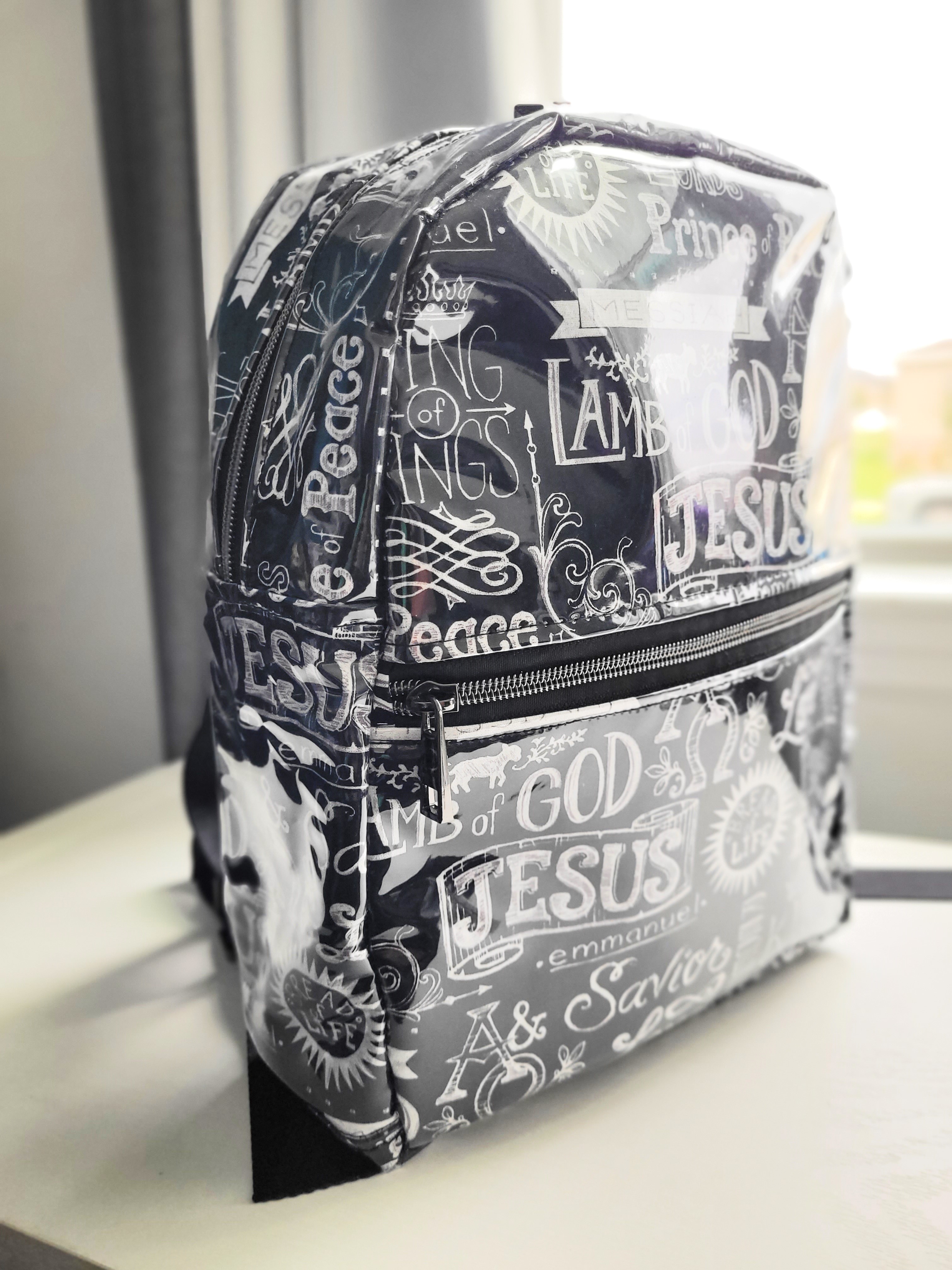 Inspirational Black Backpack