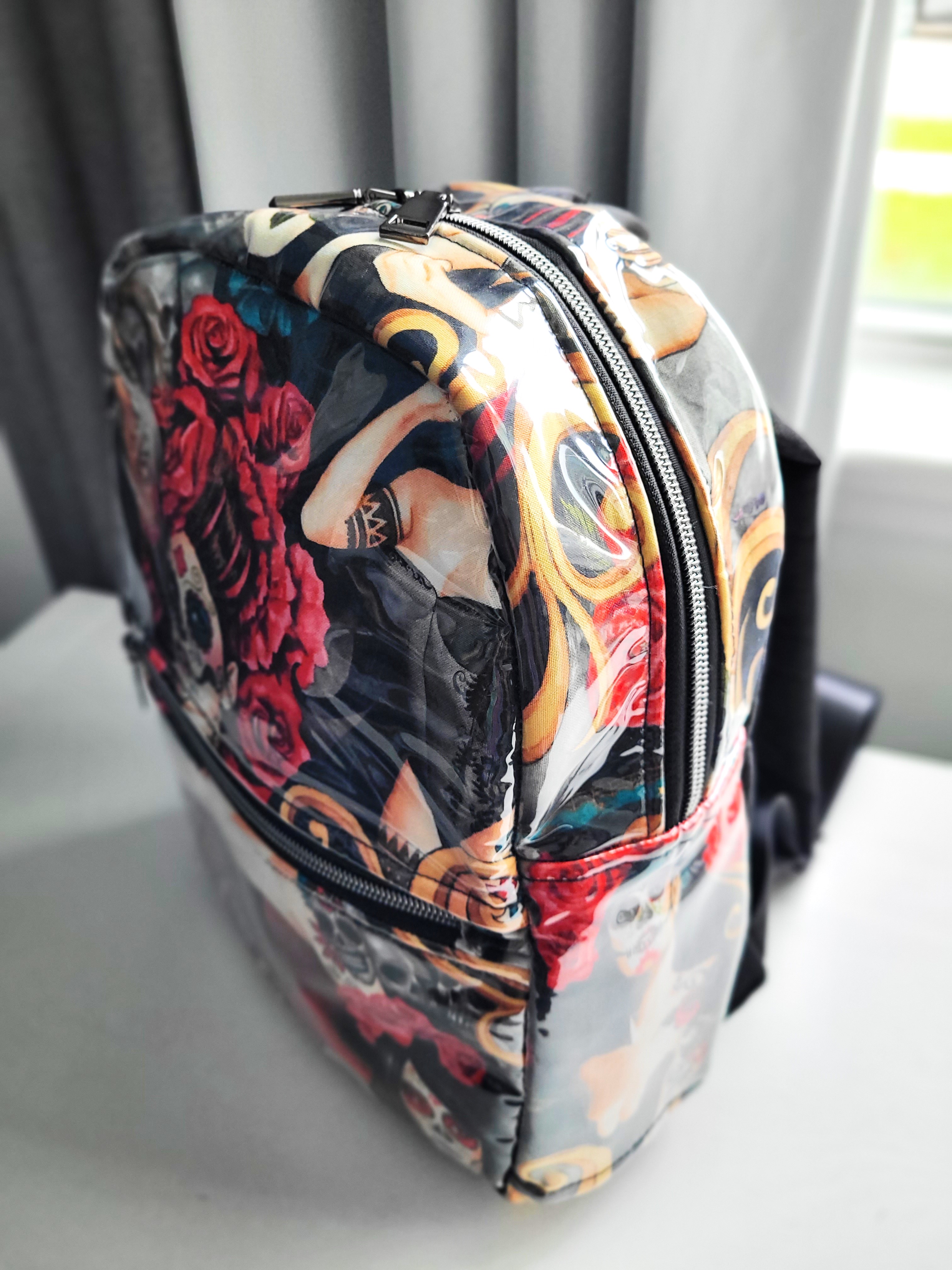 Day of the Dead Skull Print Backpack