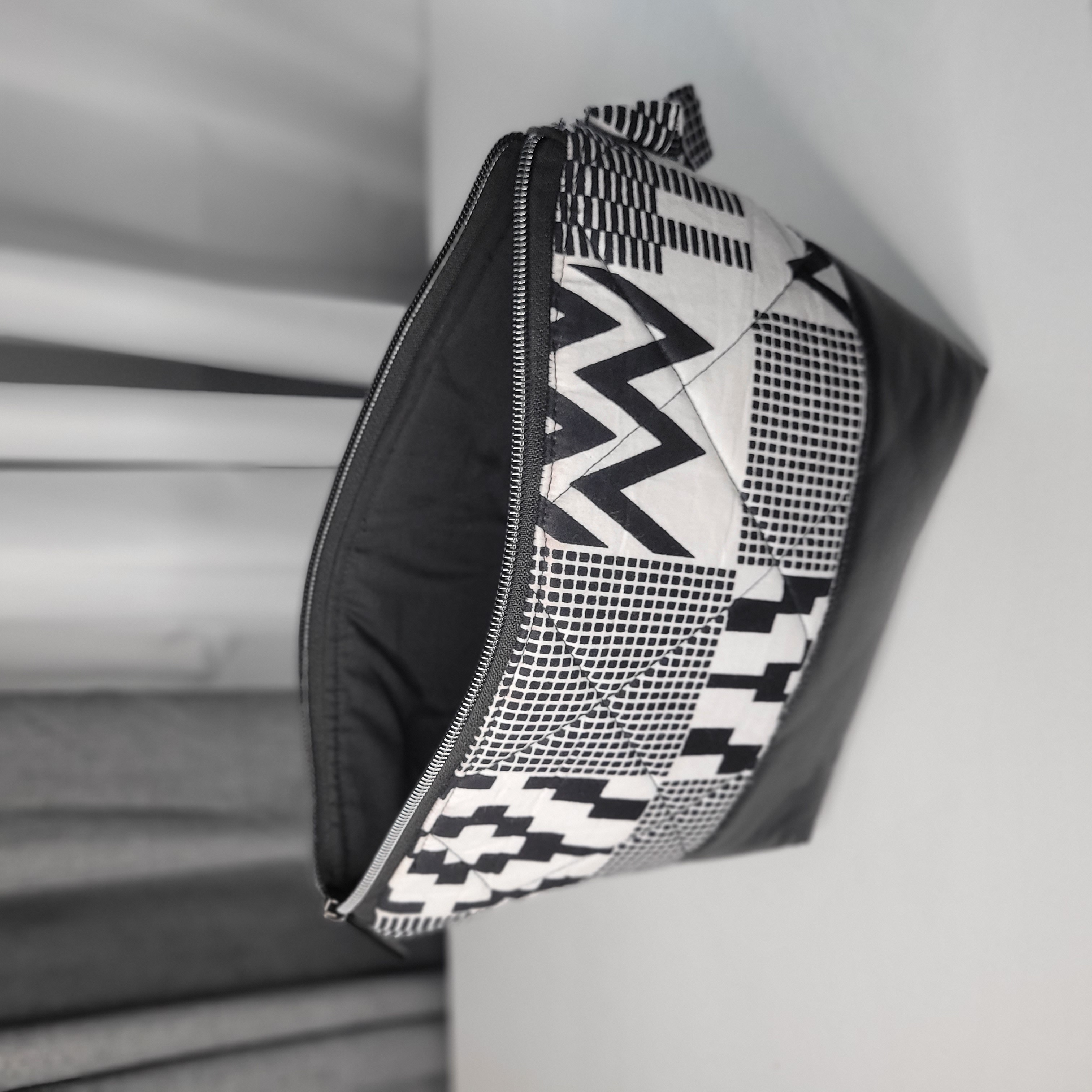 Geometric Pattern Toiletry Bag