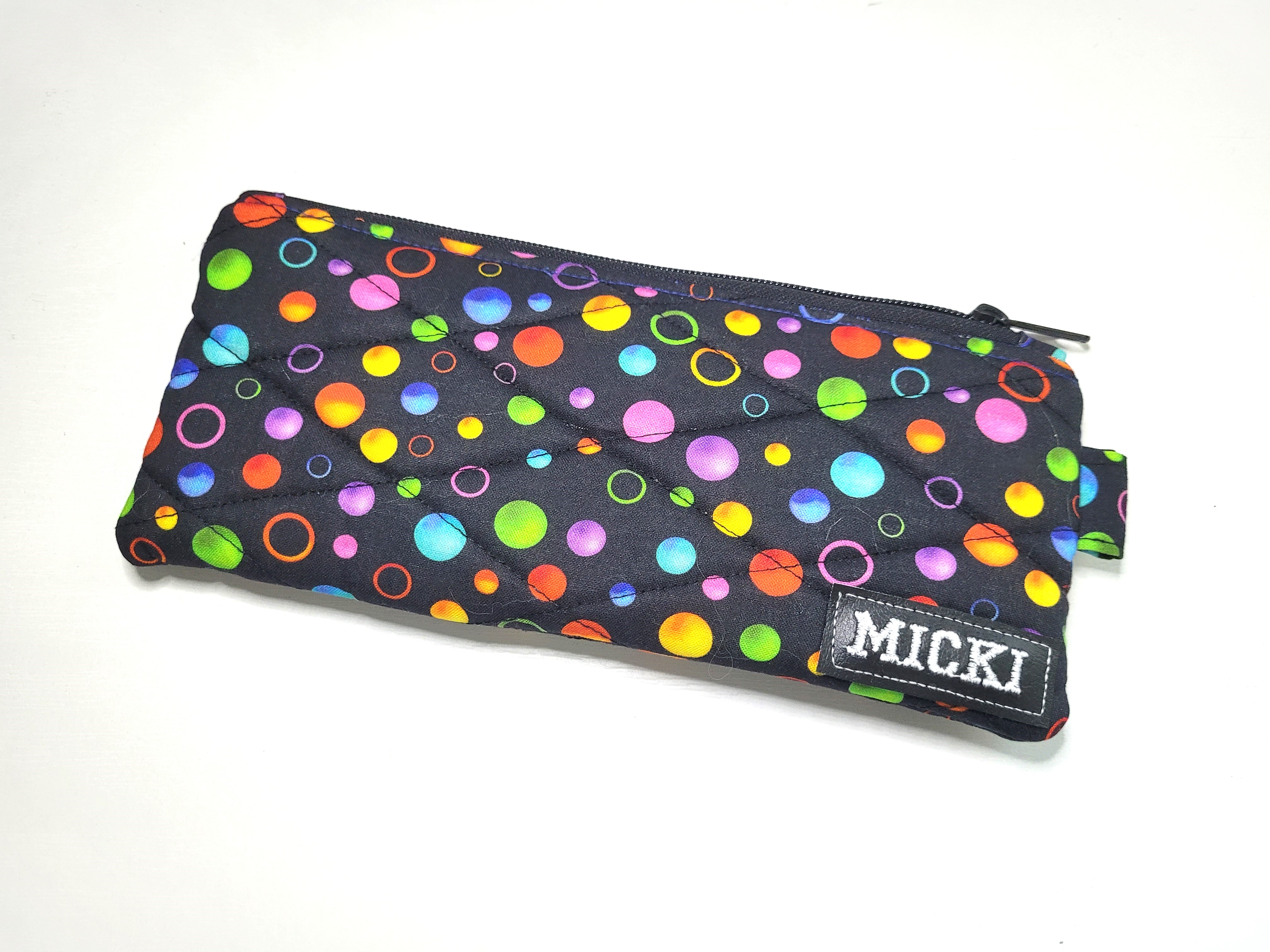 Zipper Pouch Set - Colorful Polka Dots