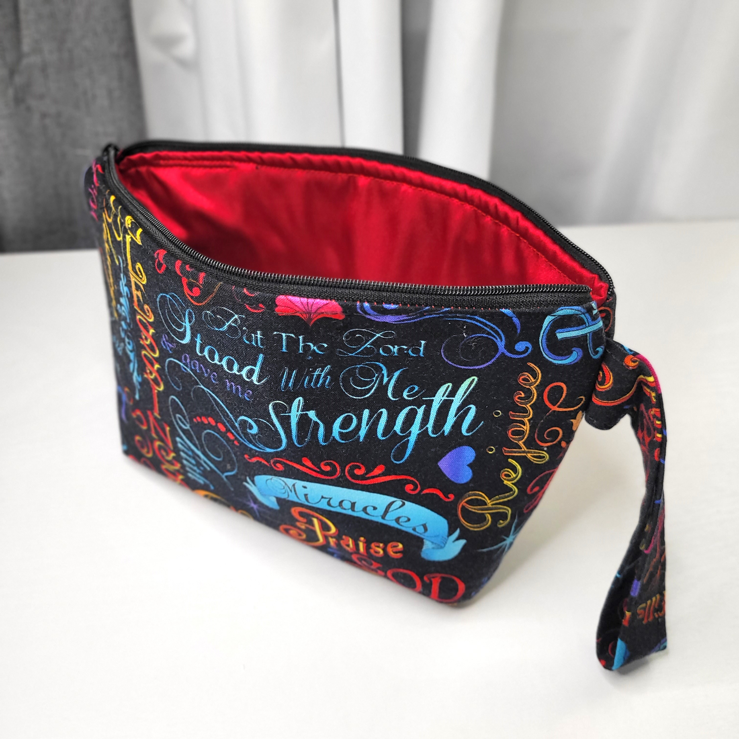 Inspirational Quote Makeup Bag