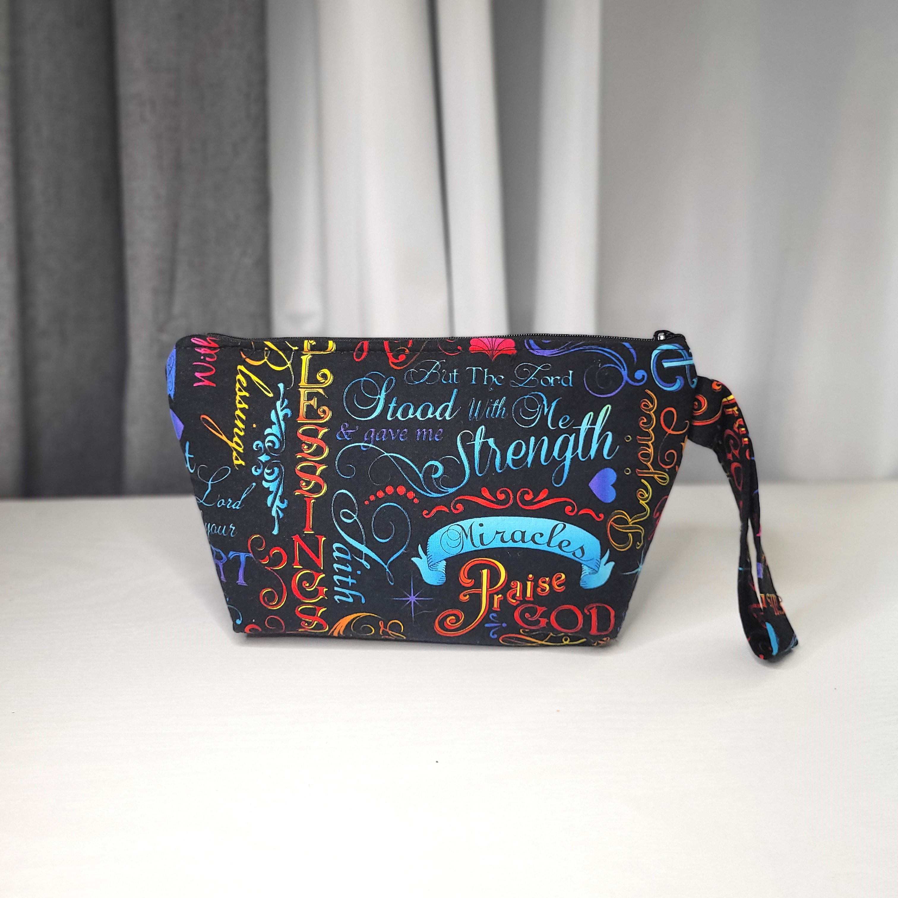 Inspirational Quote Makeup Bag
