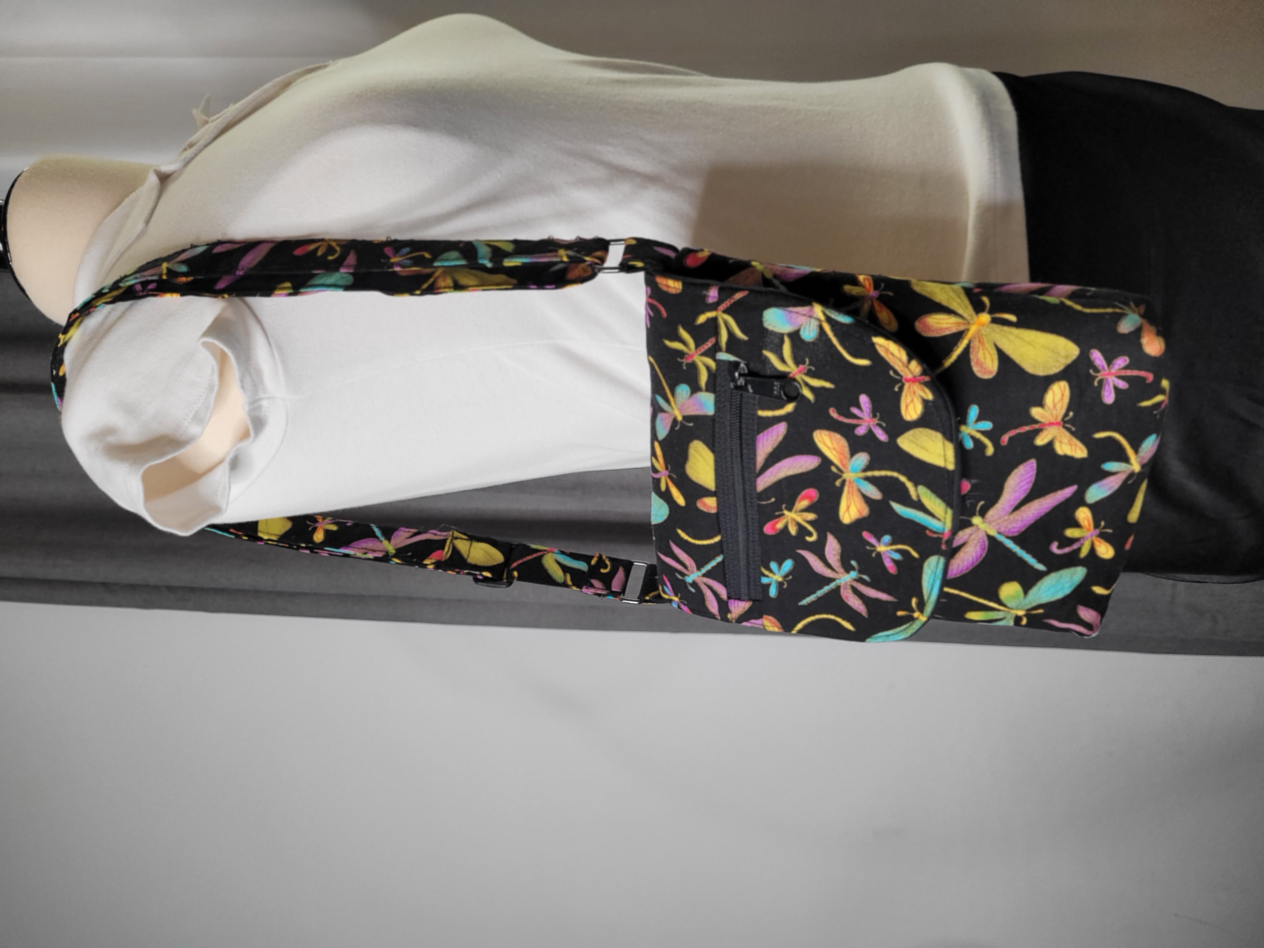 Colorful Dragonfly Crossbody Bag