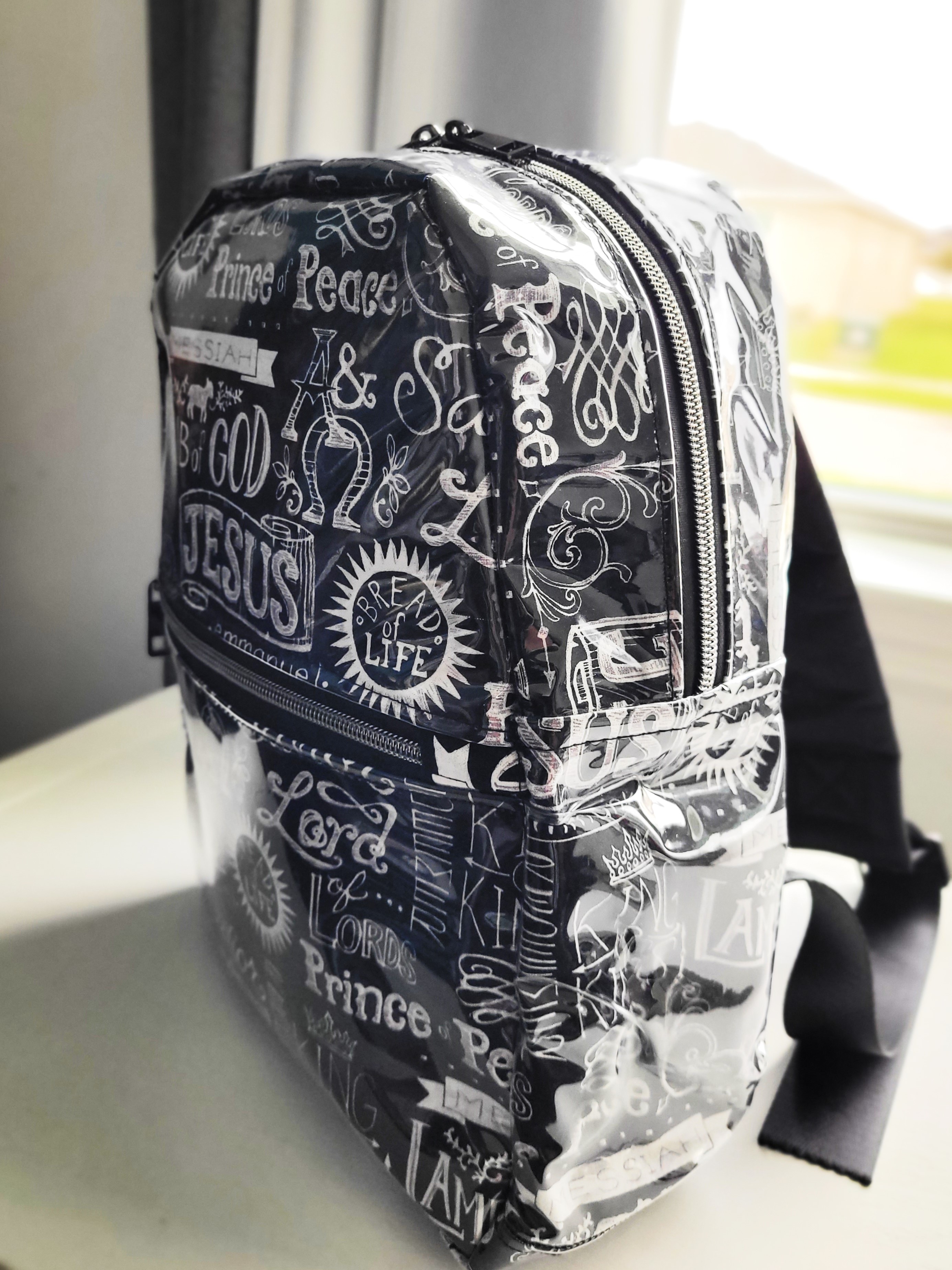 Inspirational Black Backpack