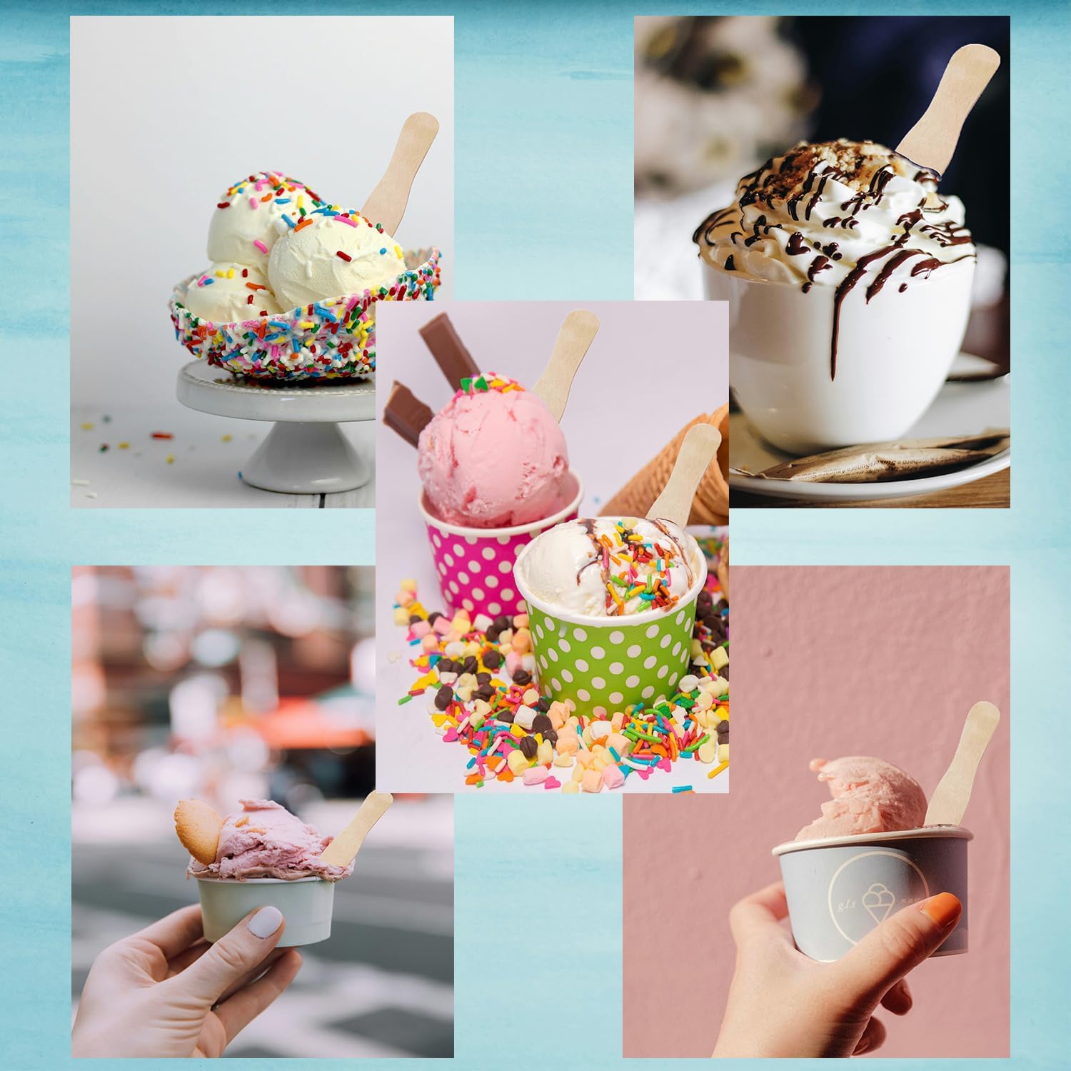 3 Inch Mini Wooden Spoons