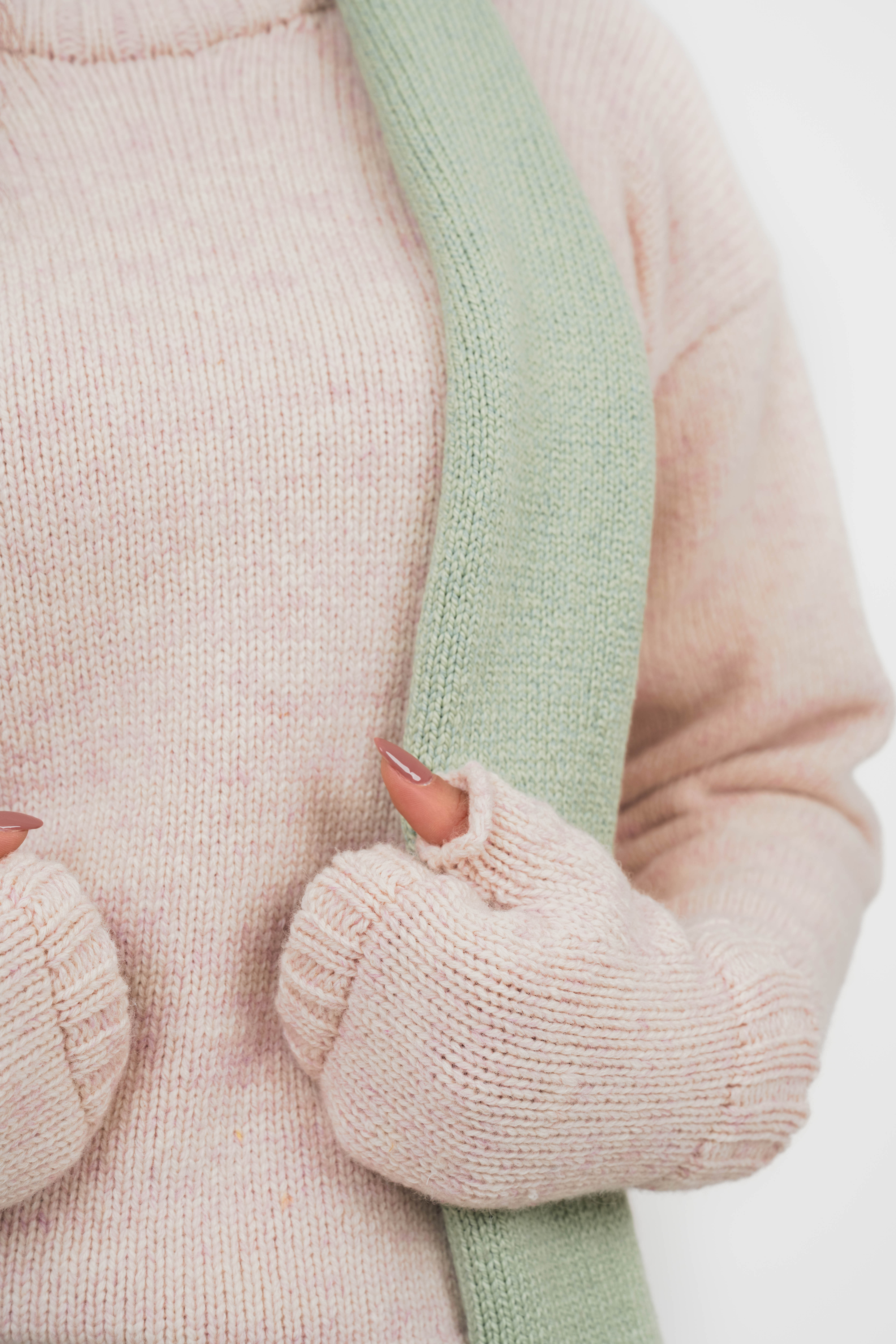 Les Mitaines Rose Poudré